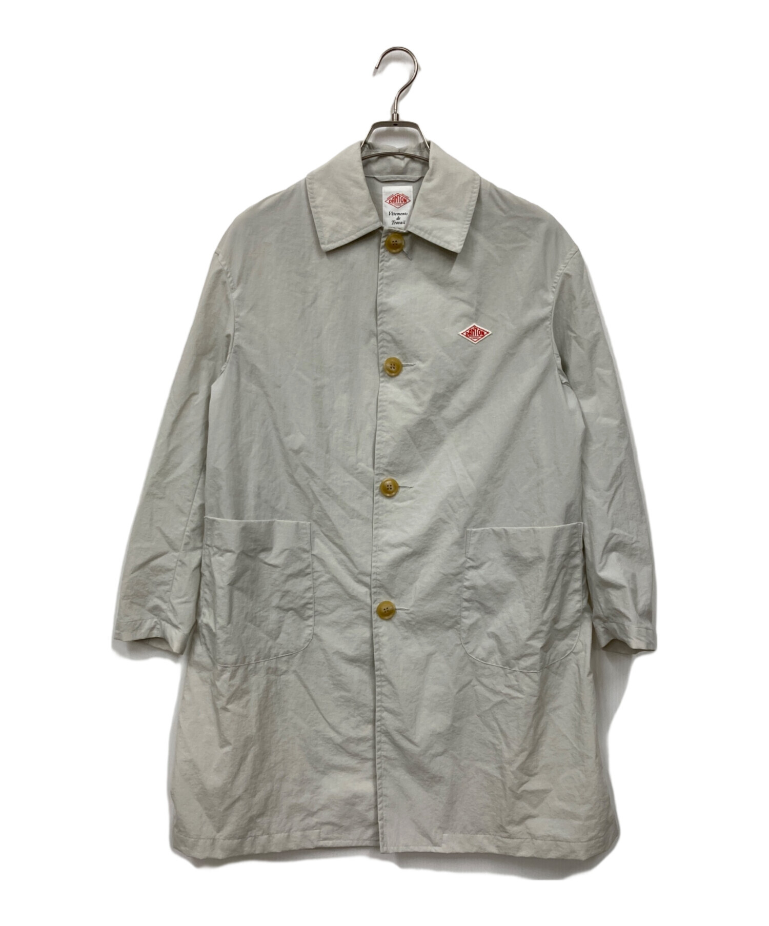 中古・古着通販】DANTON (ダントン) ステンカラーコート グレー サイズ 