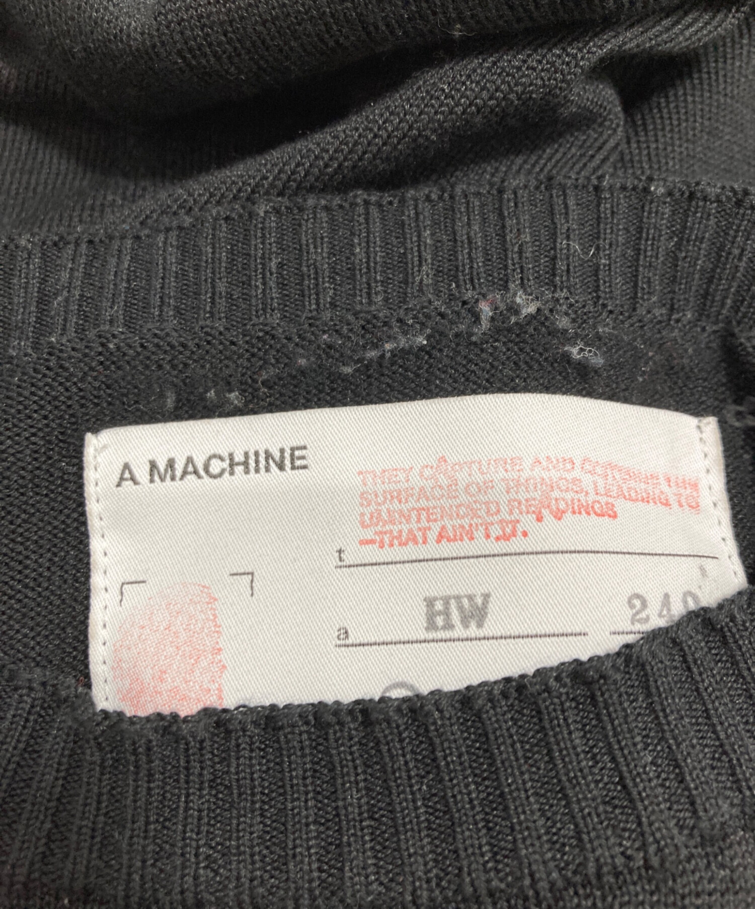 中古・古着通販】A MACHINE (エーマシン) 26-S/FT Sweater/Football