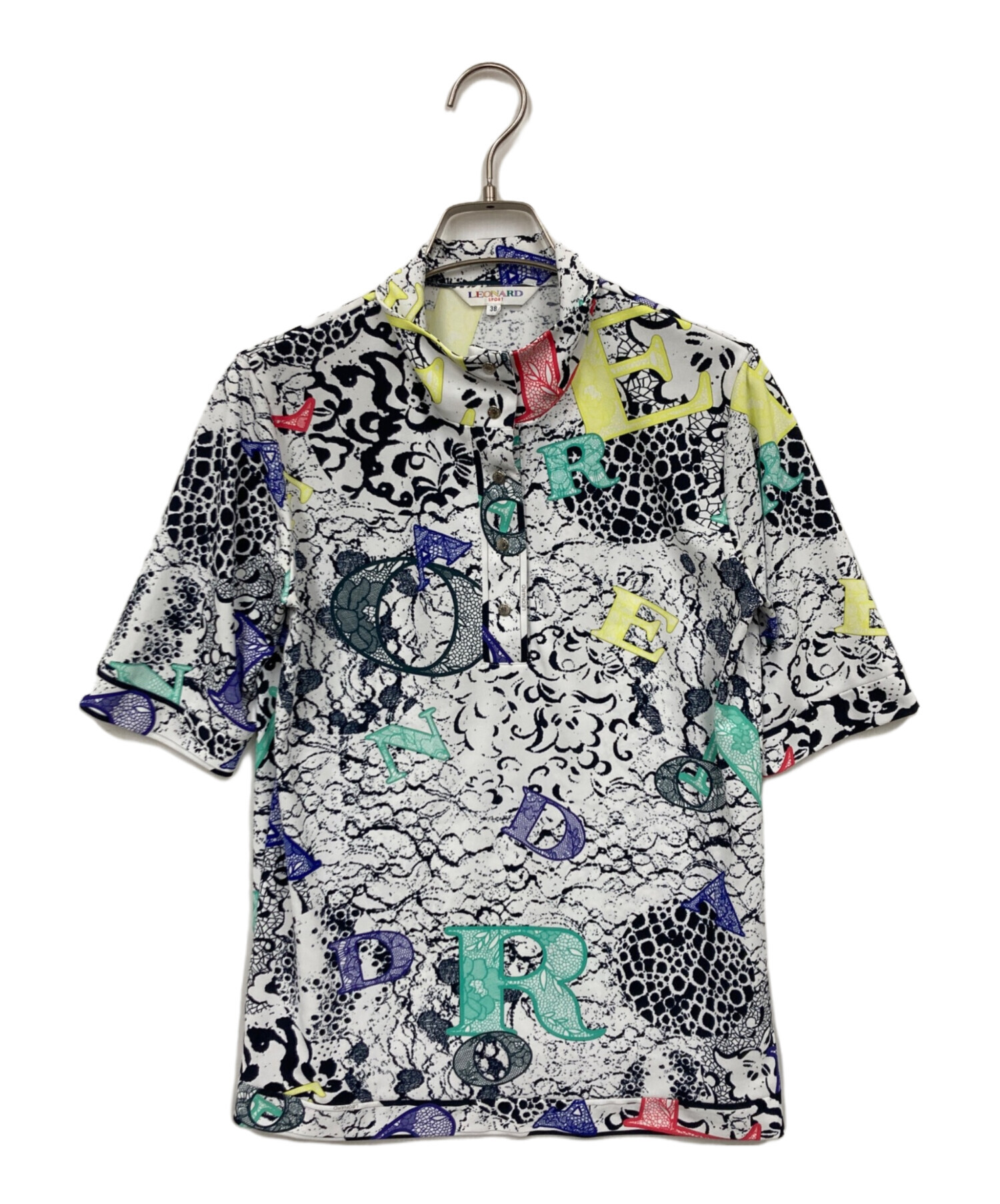 レオナール ポロシャツ 未使用 中古・古着通販】LEONARD (レオナール) ポロシャツ ホワイト サイズ:38