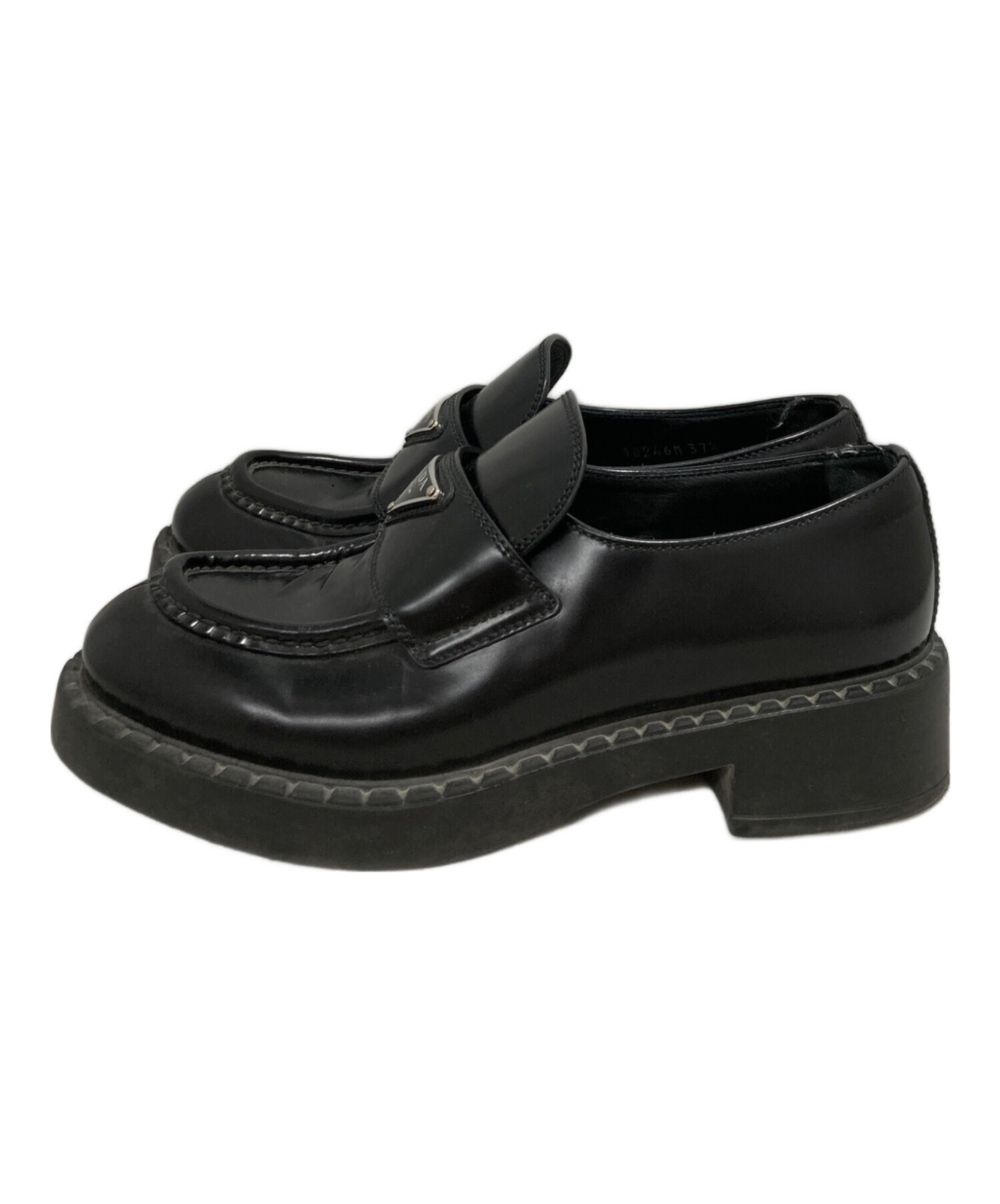 PRADA プラダ ロゴローファー ドレスシューズ アーカイブ 00s 90s PRADA プラダ ロゴローファー ドレスシューズ アーカイブ 00s 90s