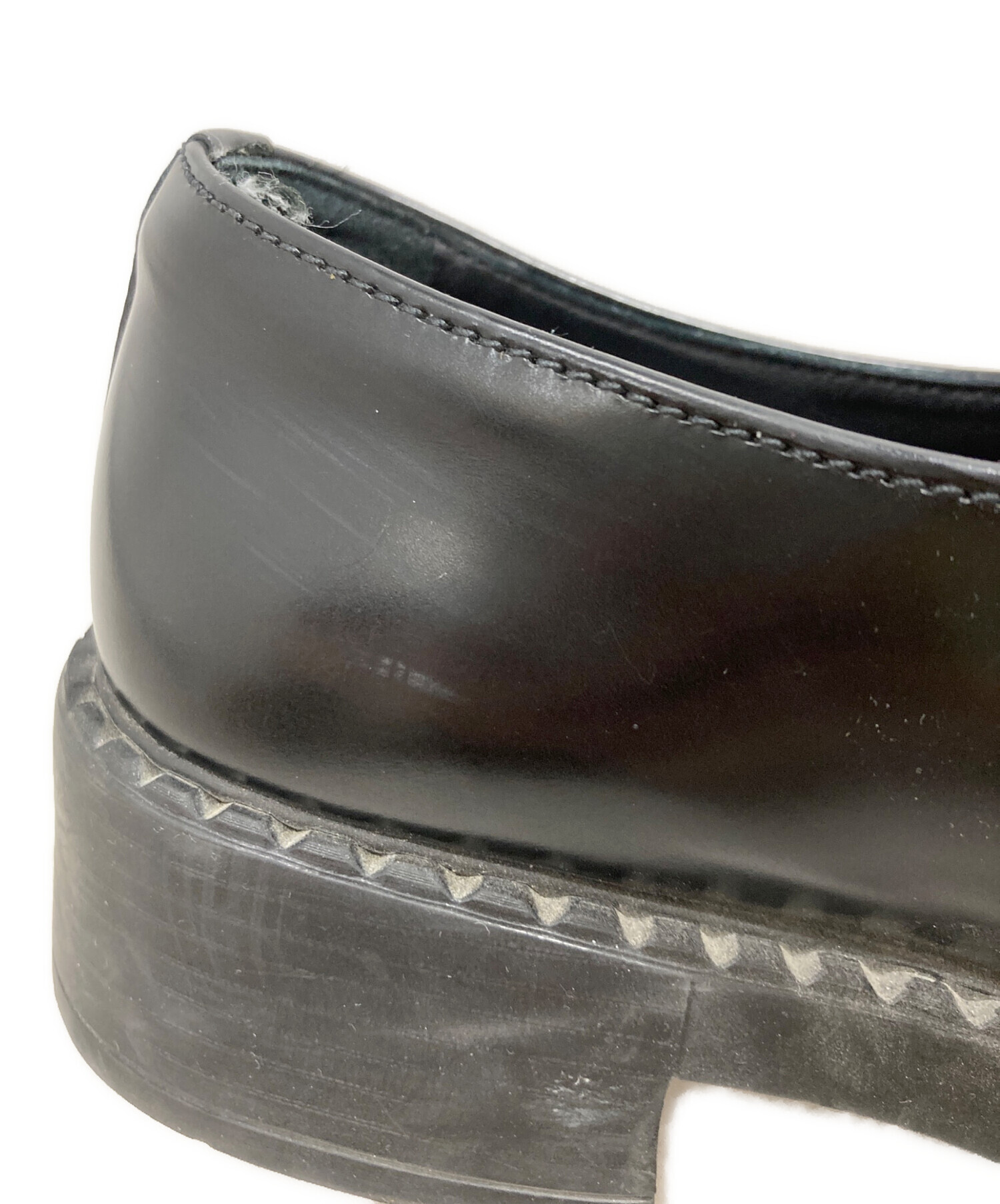 中古・古着通販】PRADA (プラダ) チョコレート ブラッシュドレザー