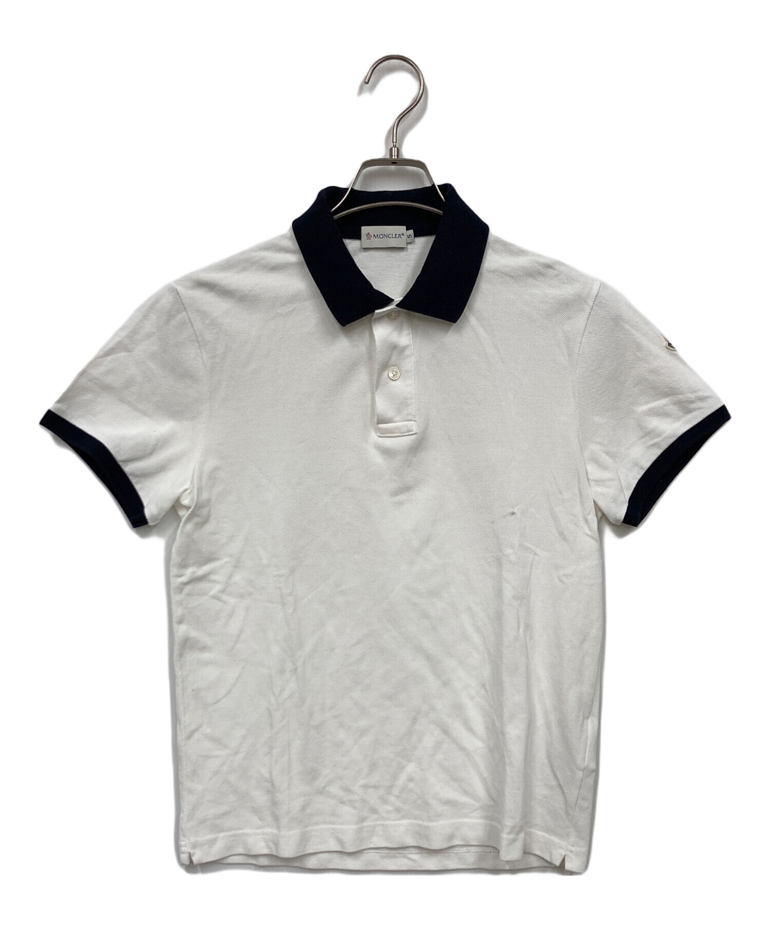 k*k様 MONCLER ホワイト ポロシャツ S 新品未使用品 中古・古着通販】MONCLER (モンクレール) ポロシャツ ホワイト サイズ