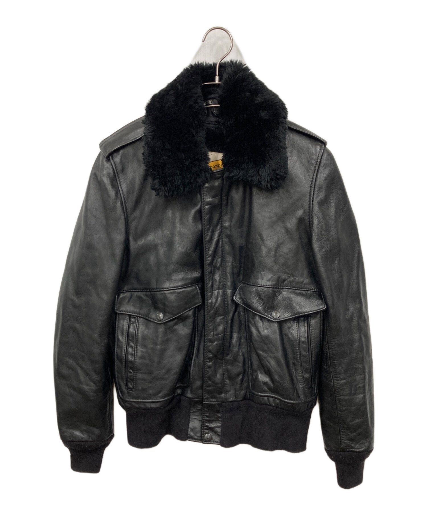 Schott ライナー付き　ライダースジャケット レザー　38 USA製 中古・古着通販】Schott (ショット) 174ART G-1ライナー付レザー