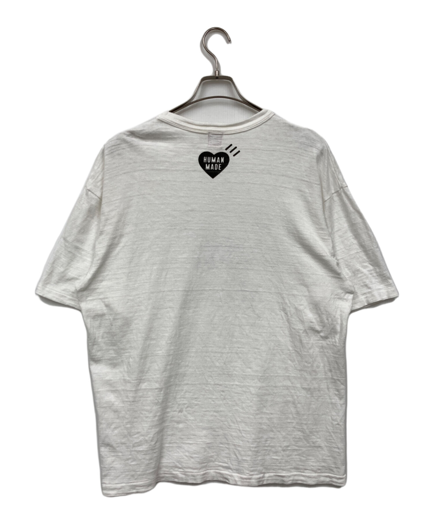 【新品】HUMAN MADE ホワイト Tシャツ 2XL トラ(おまけ付き) 中古・古着通販】HUMAN MADE (ヒューマンメイド) Tシャツ ホワイト