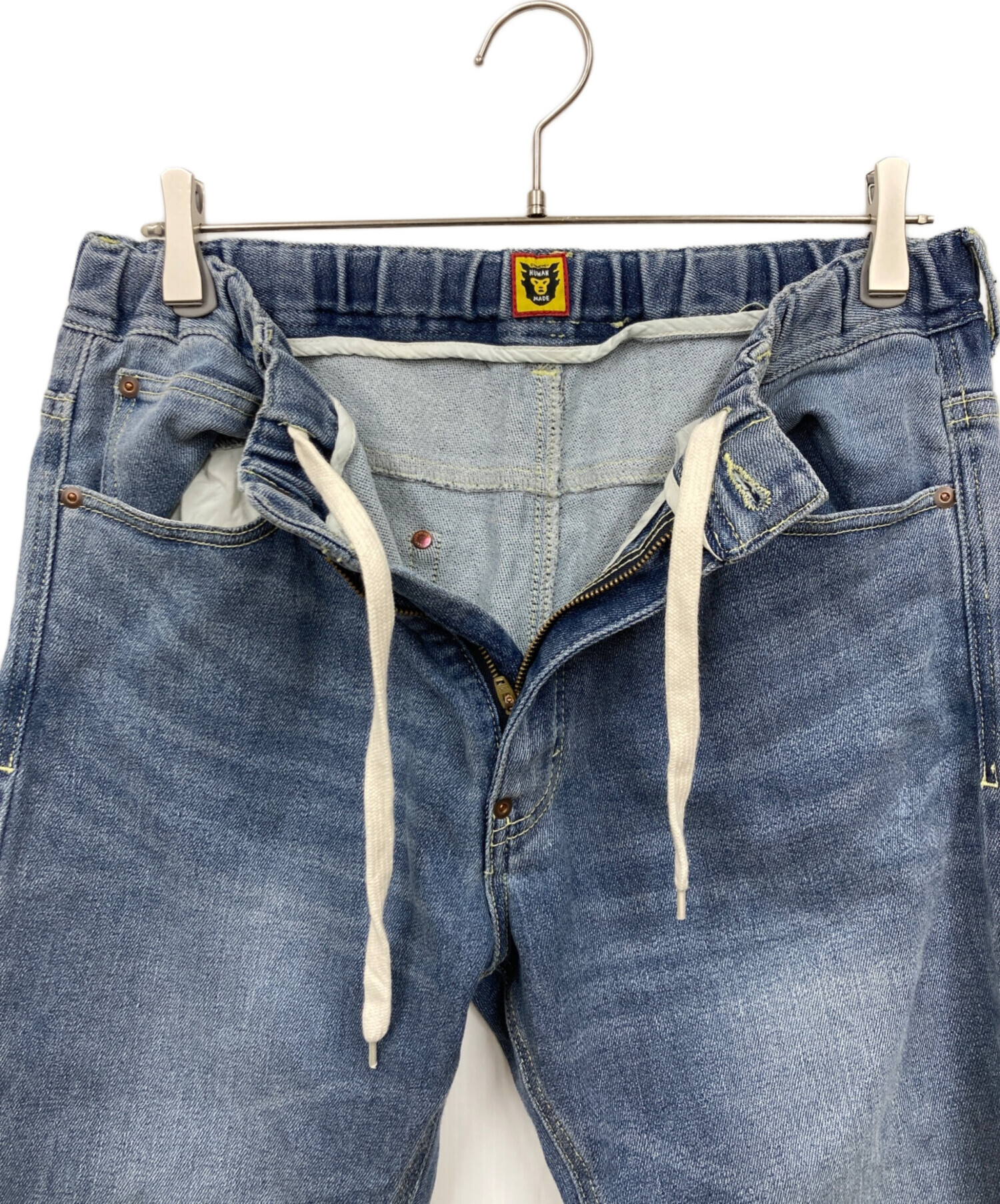 中古・古着通販】HUMAN MADE (ヒューマンメイド) デニムパンツ スカイ 中古・古着通販】HUMAN MADE (ヒューマンメイド) デニムパンツ スカイ