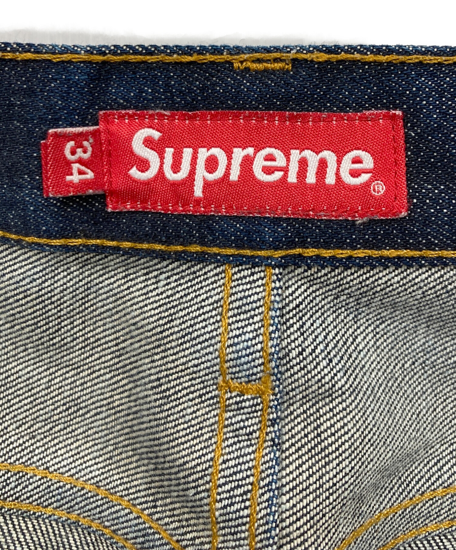 中古・古着通販】Supreme (シュプリーム) リジッドデニムパンツ
