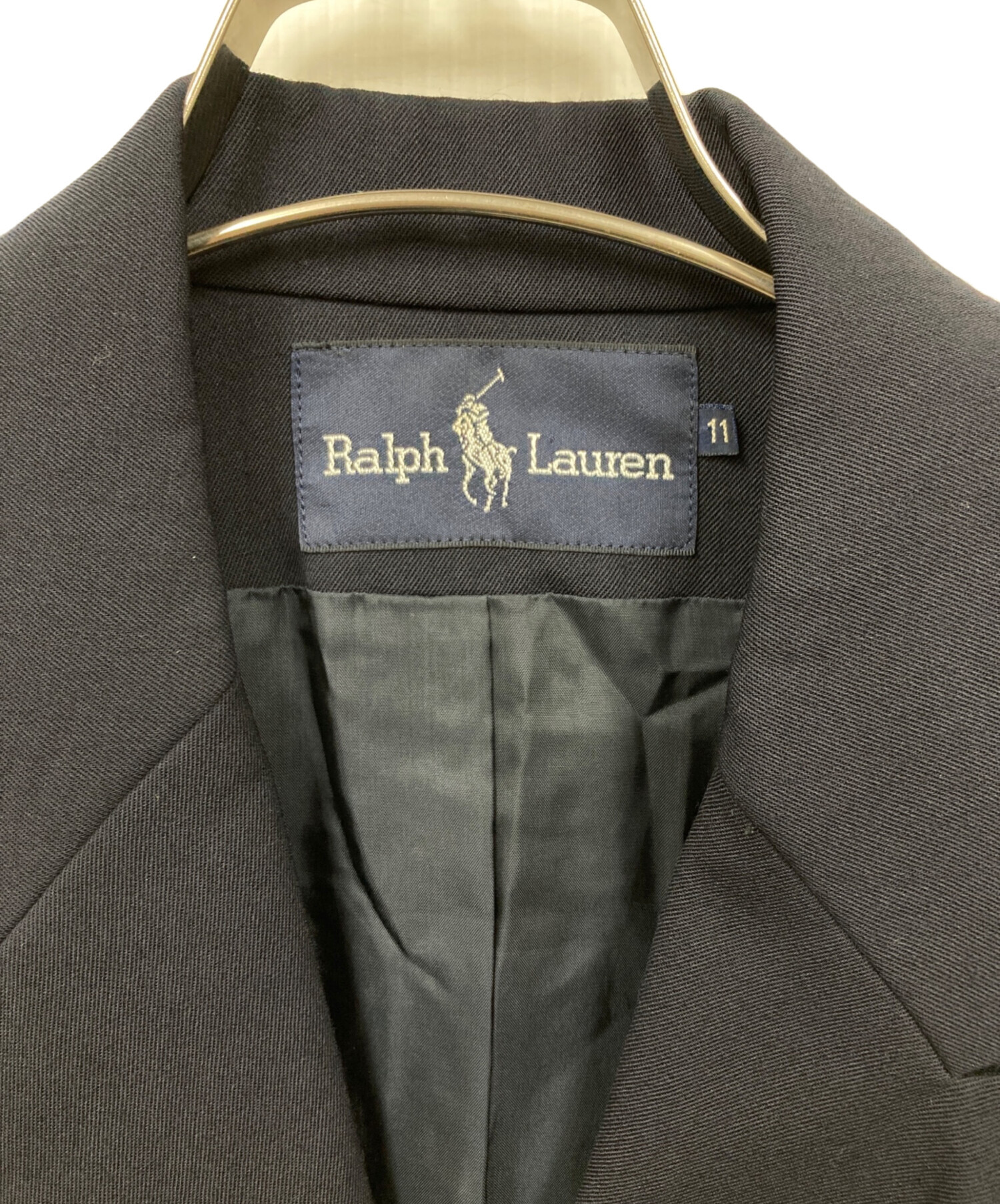 中古・古着通販】RALPH LAUREN (ラルフローレン) 紺ブレザー ネイビー