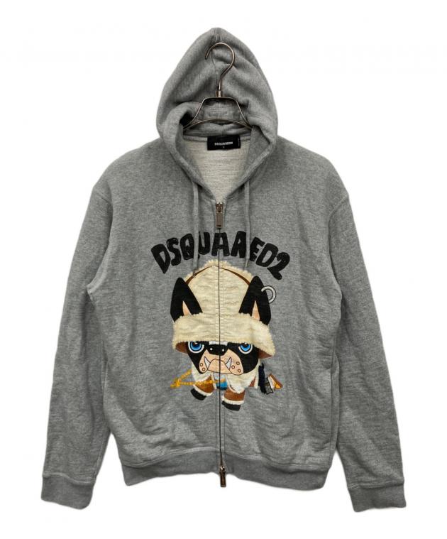 中古・古着通販】DSQUARED2 (ディースクエアード) パーカー グレー 