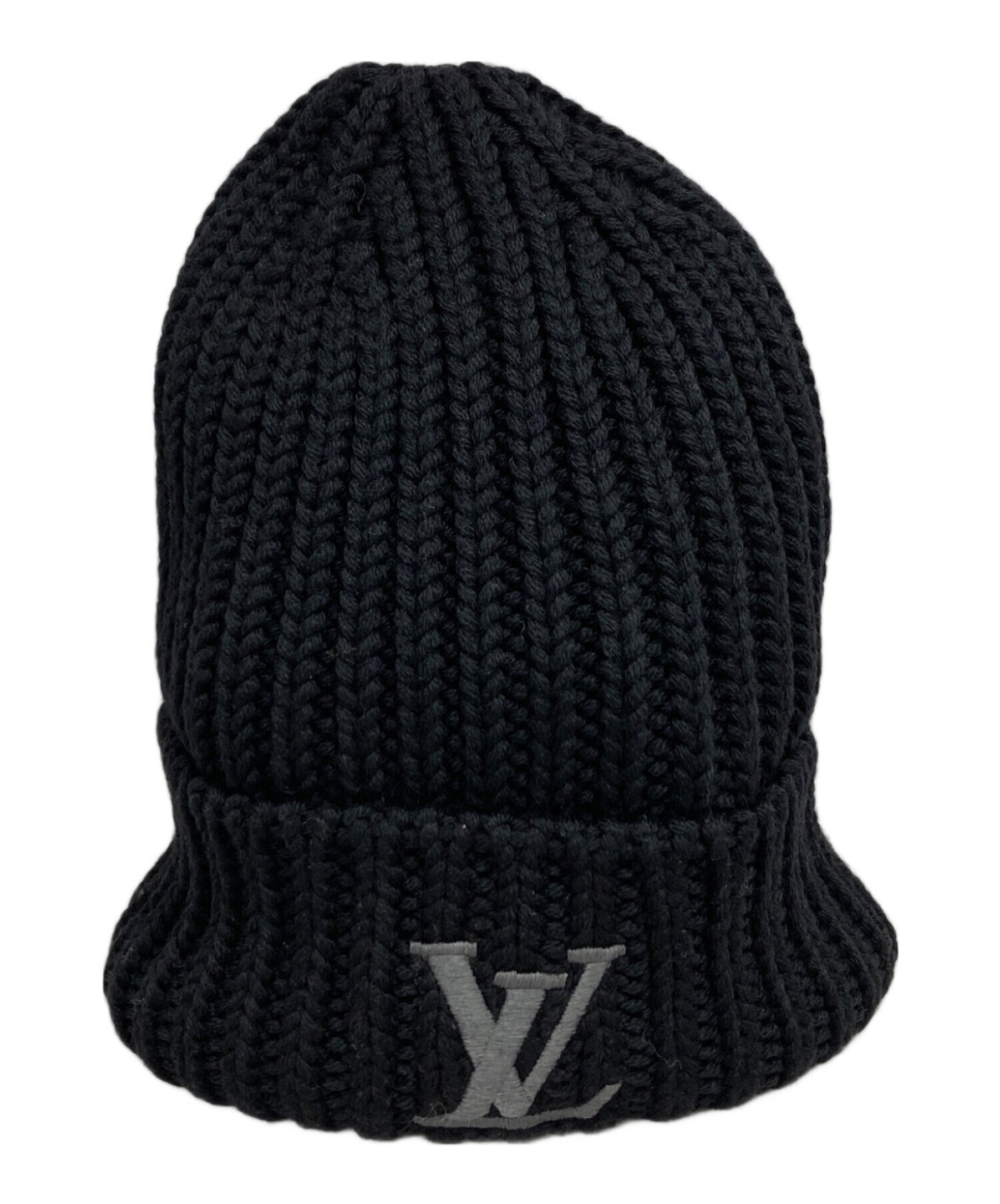 中古・古着通販】LOUIS VUITTON (ルイ ヴィトン) ニット帽 ブラック