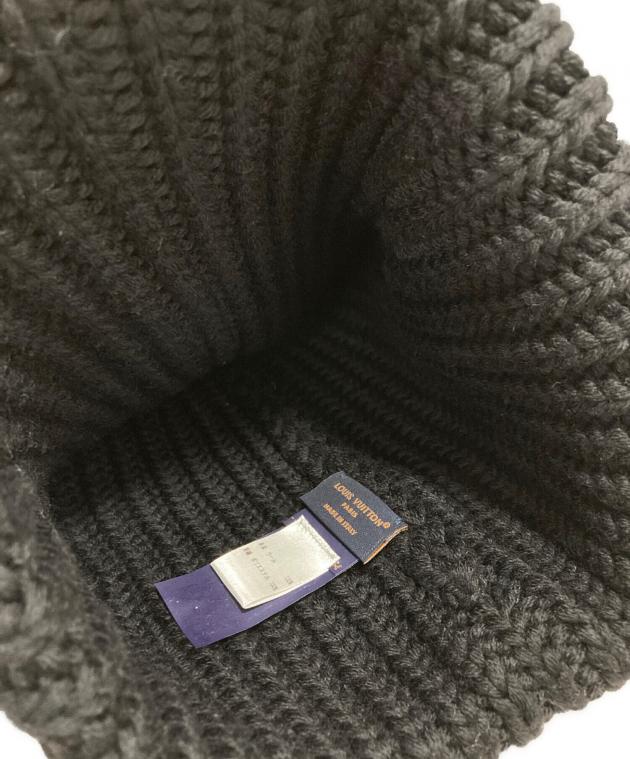 中古・古着通販】LOUIS VUITTON (ルイ ヴィトン) ニット帽 ブラック