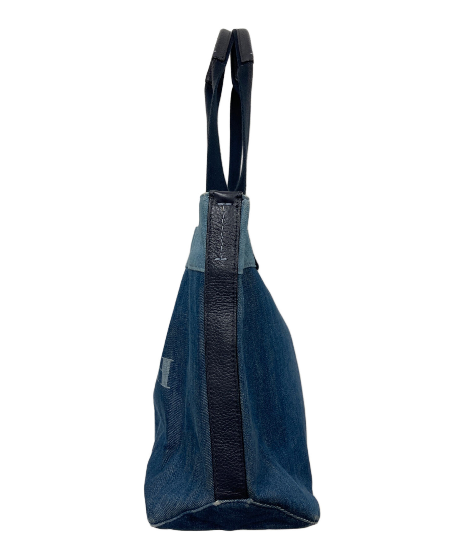中古・古着通販】COACH (コーチ) デニムトートバッグ インディゴ