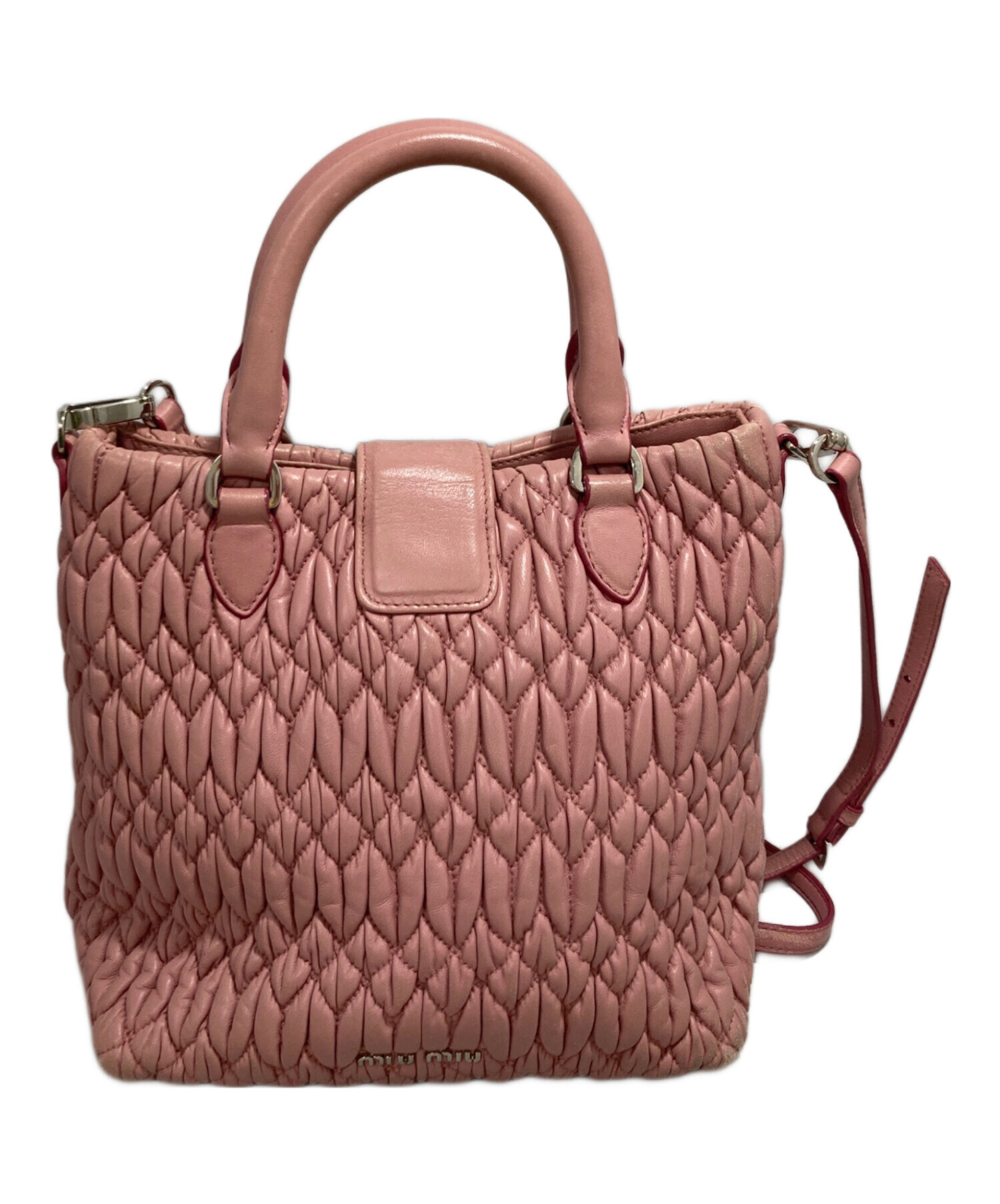 中古・古着通販】MIU MIU (ミュウミュウ) 2WAYバッグ ナッパクリスタル