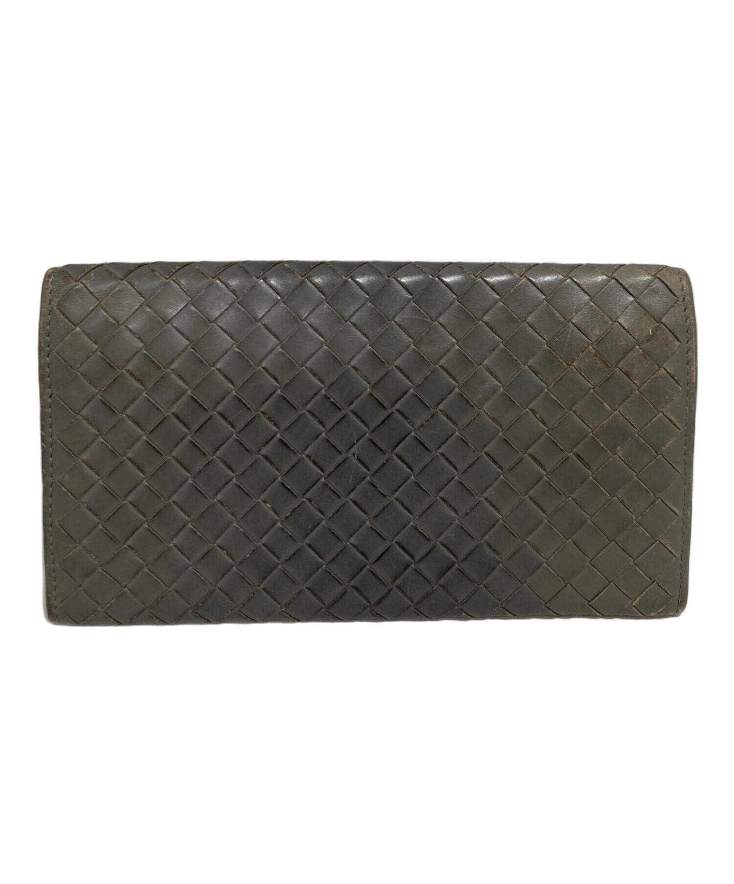 BOTTEGA VENETA ボッテガベネタ 財布・ケース  シルバー 【古着】【中古】【送料無料】 中古・古着通販】BOTTEGA VENETA (ボッテガベネタ) レザー財布