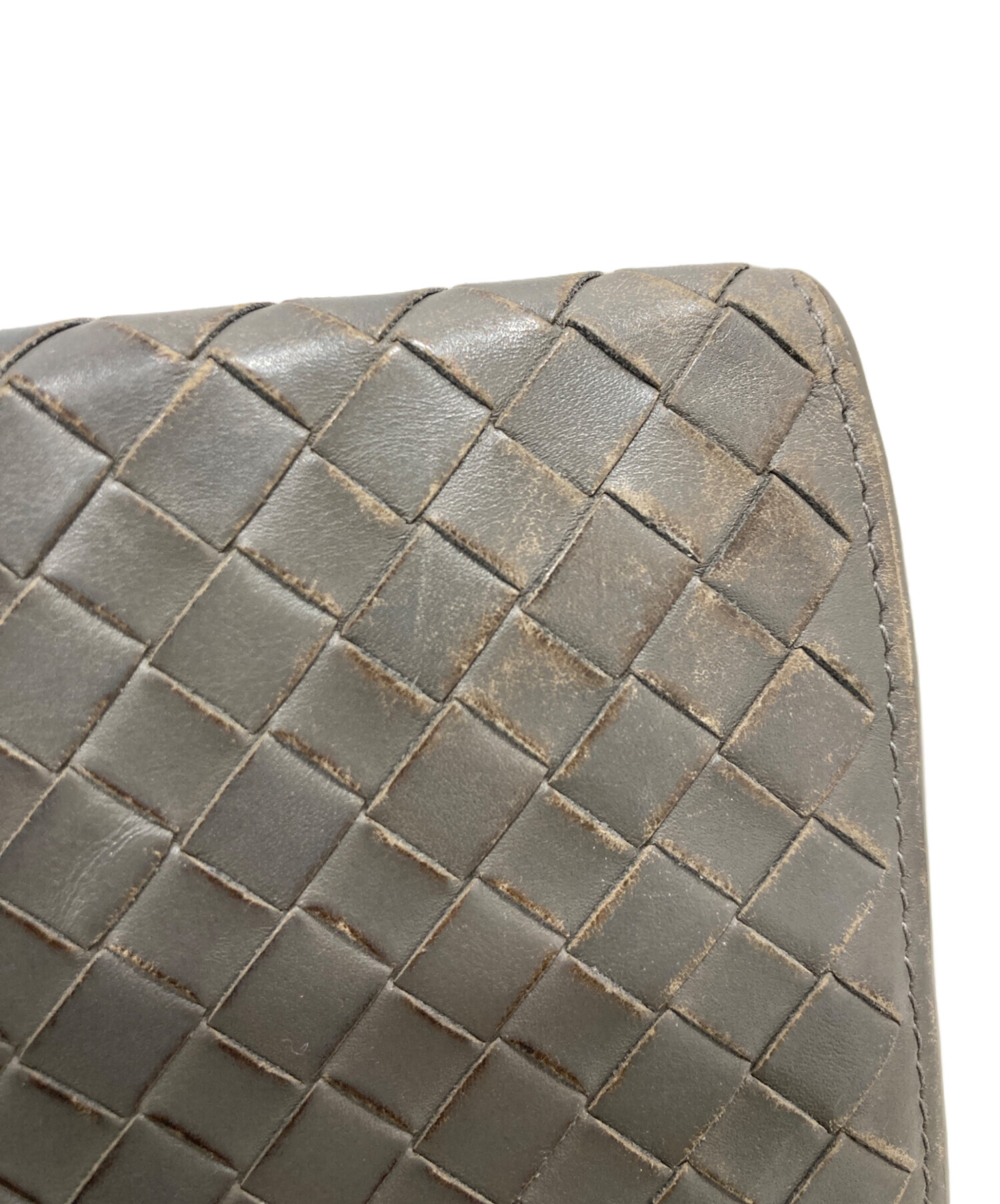 BOTTEGA VENETA ボッテガベネタ 財布・ケース  グレー 【古着】【中古】【送料無料】 中古・古着通販】BOTTEGA VENETA (ボッテガベネタ) 長財布 グレー