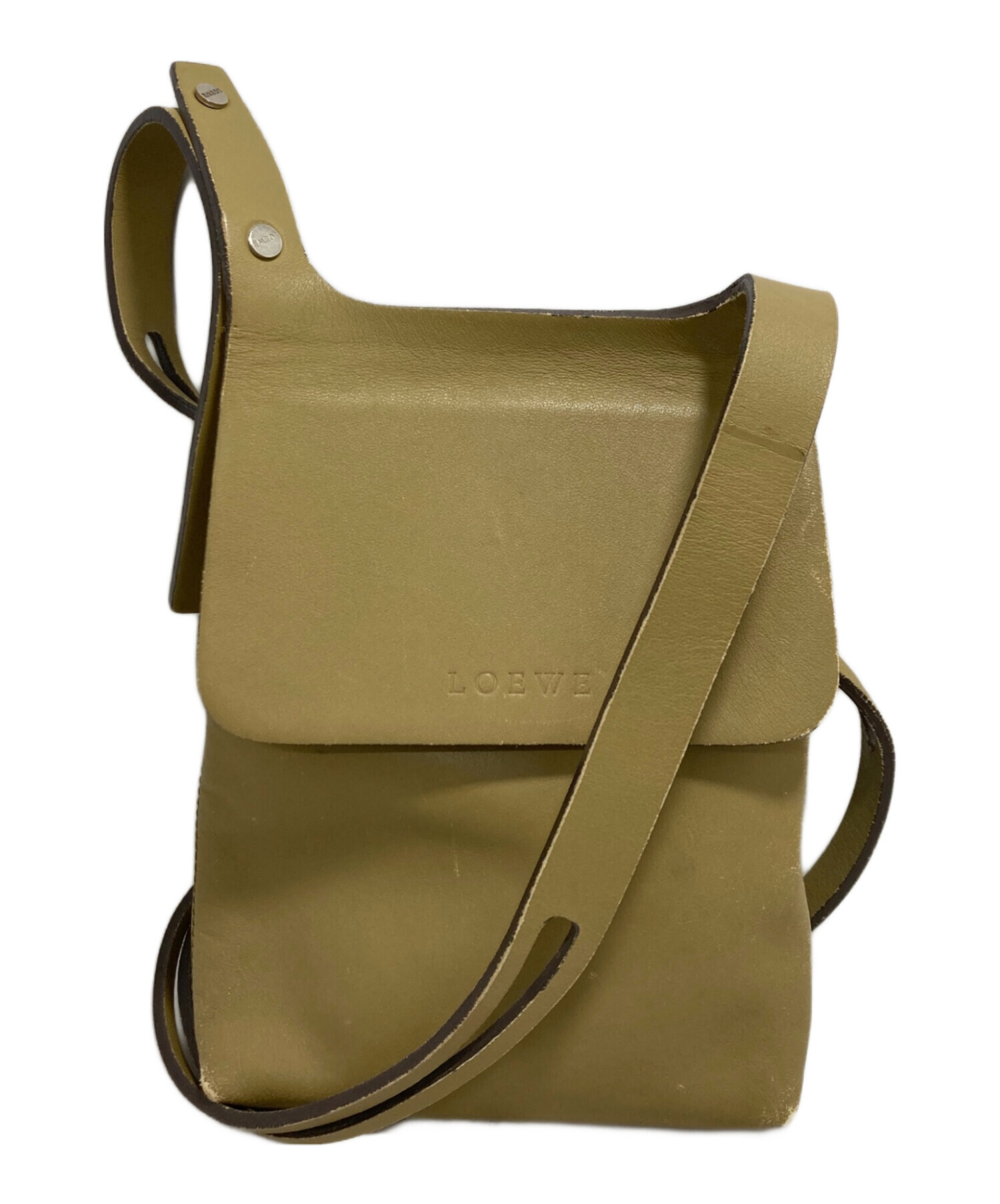 中古・古着通販】LOEWE (ロエベ) バッグ カーキ｜ブランド・古着通販