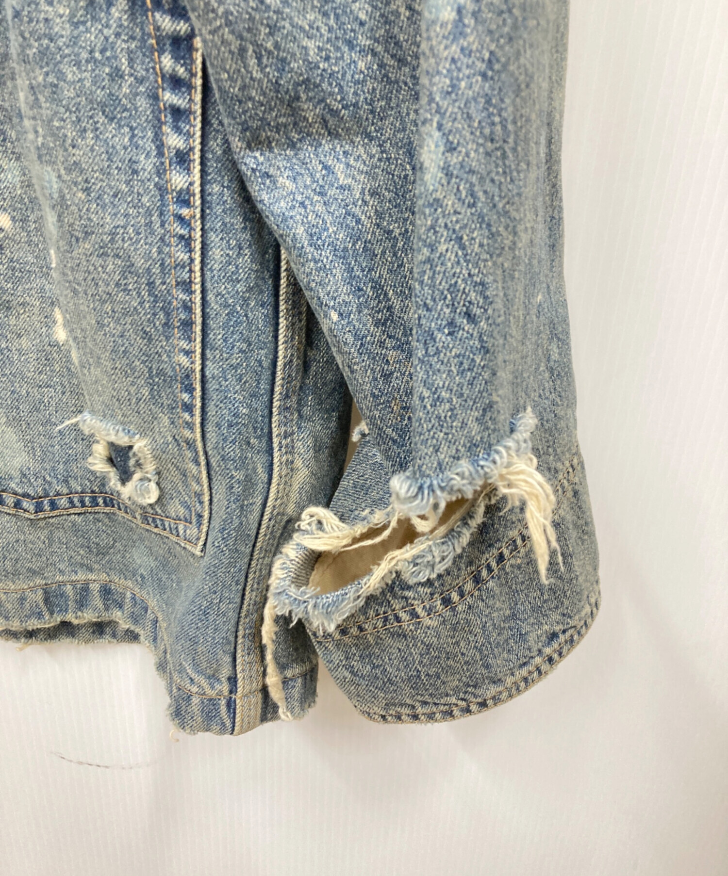 中古・古着通販】DAIRIKU (ダイリク) damage denim cover all