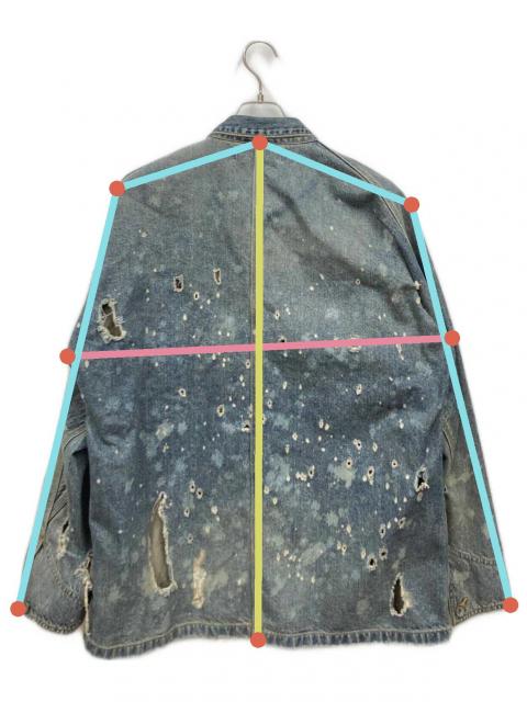 中古・古着通販】DAIRIKU (ダイリク) damage denim cover all