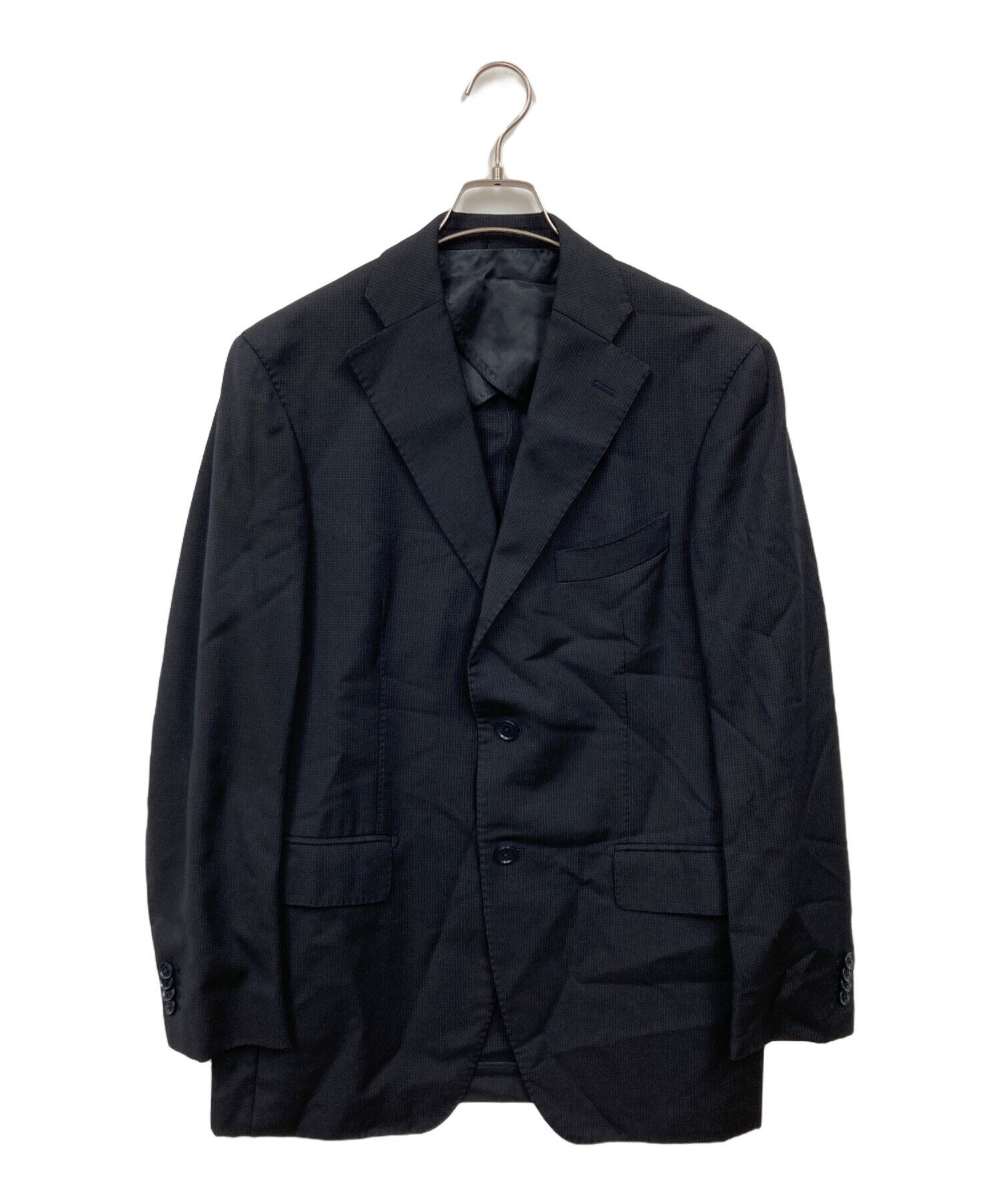 エルメネジルドゼニア Ermenegildo Zegnaブラックスーツ 中古・古着通販】ERMENEGILDO ZEGNA (エルメネジルド・ゼニア) スーツ