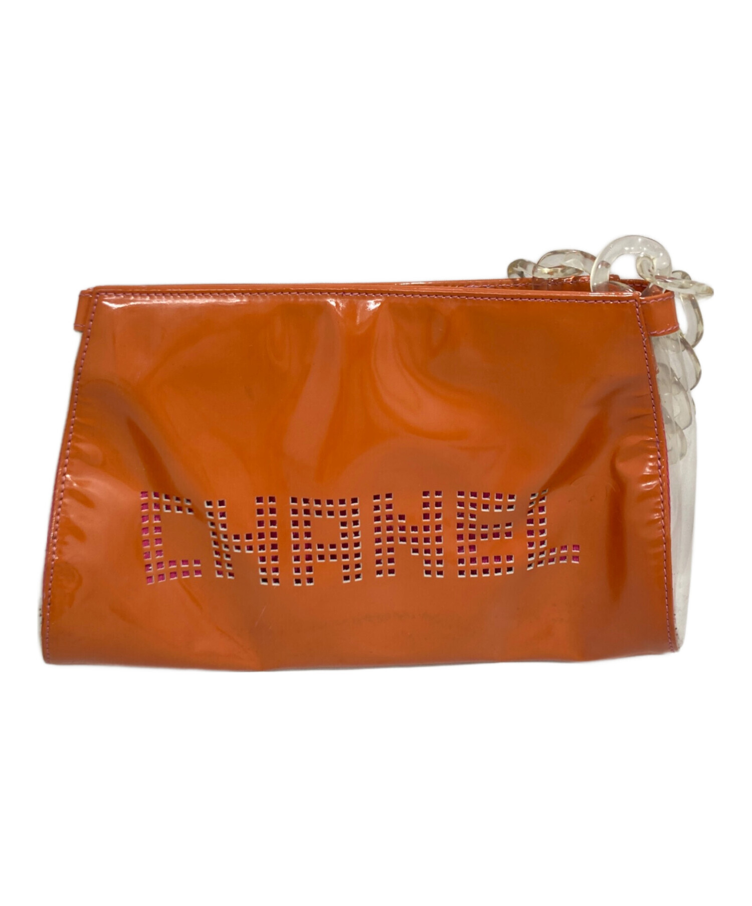 中古・古着通販】CHANEL (シャネル) クラッチバッグ ブラウン