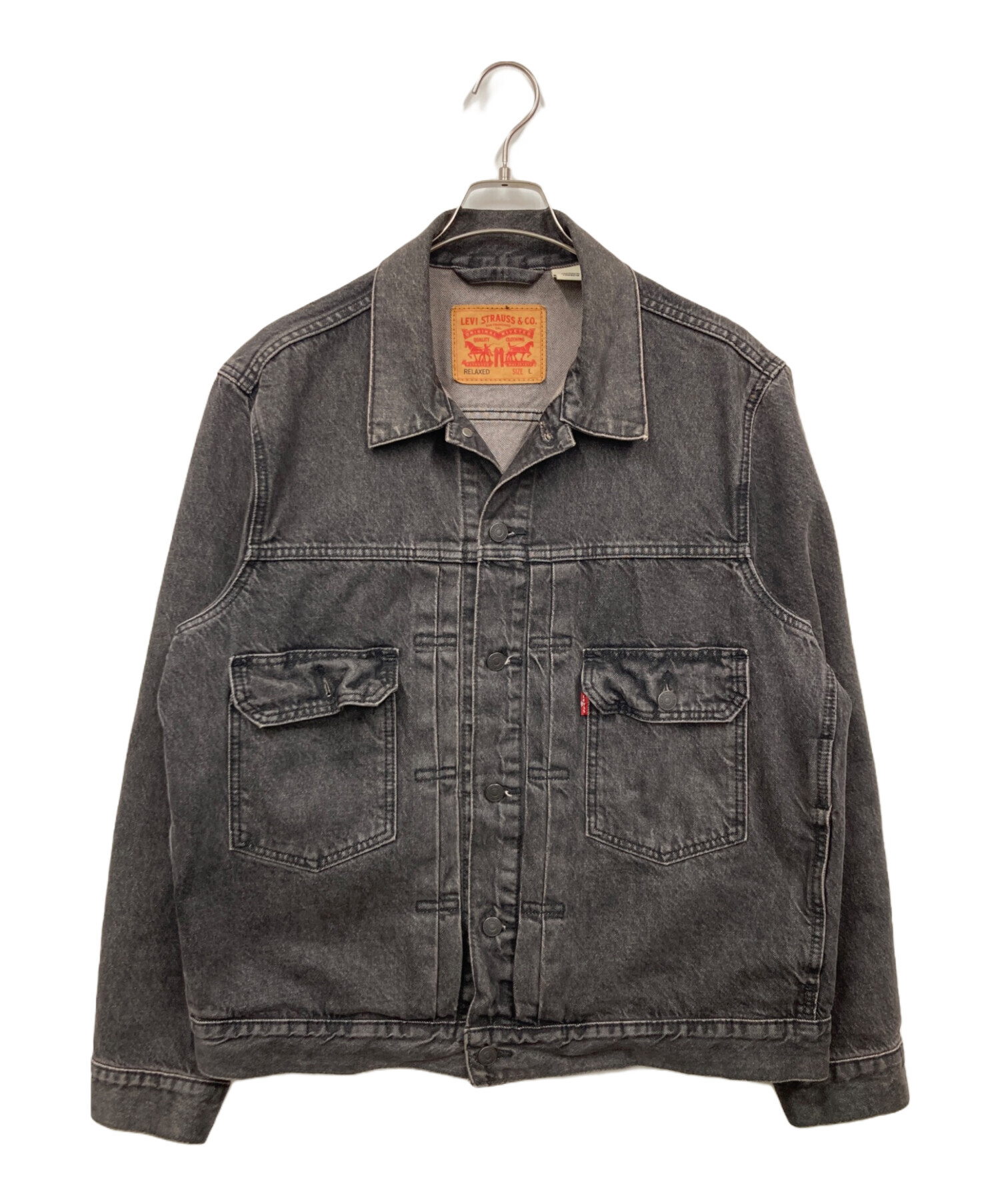 old Levi's ブラックデニムジャケット　00s 90s 中古・古着通販】LEVI'S (リーバイス) 2ndタイプデニムジャケット