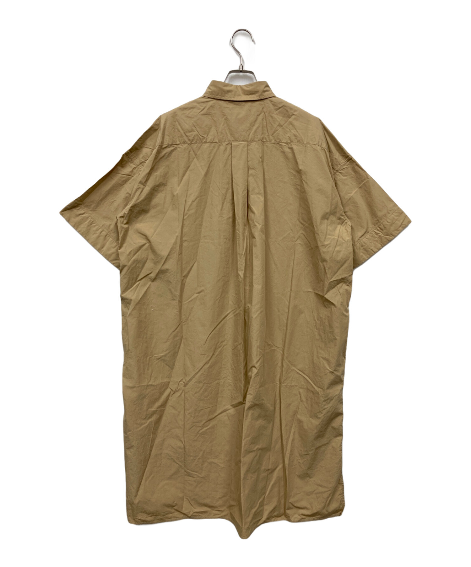 希少超美品！【DANTON/ダントン】シャツワンピース　36 中古・古着通販】DANTON (ダントン) シャツワンピース ベージュ サイズ