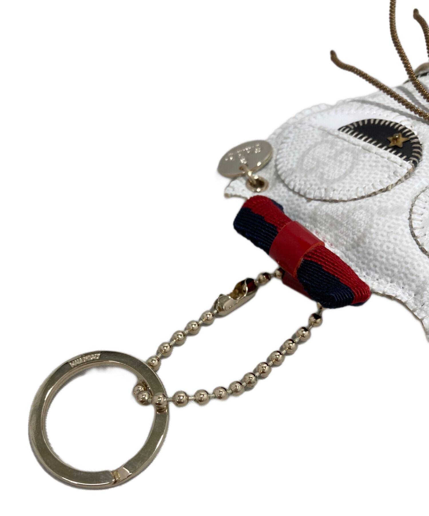 CBA12-10 グッチ GUCCI ホイッスル チャーム ストラップ 中古・古着通販】GUCCI (グッチ) チャーム ホワイト｜ブランド・古着