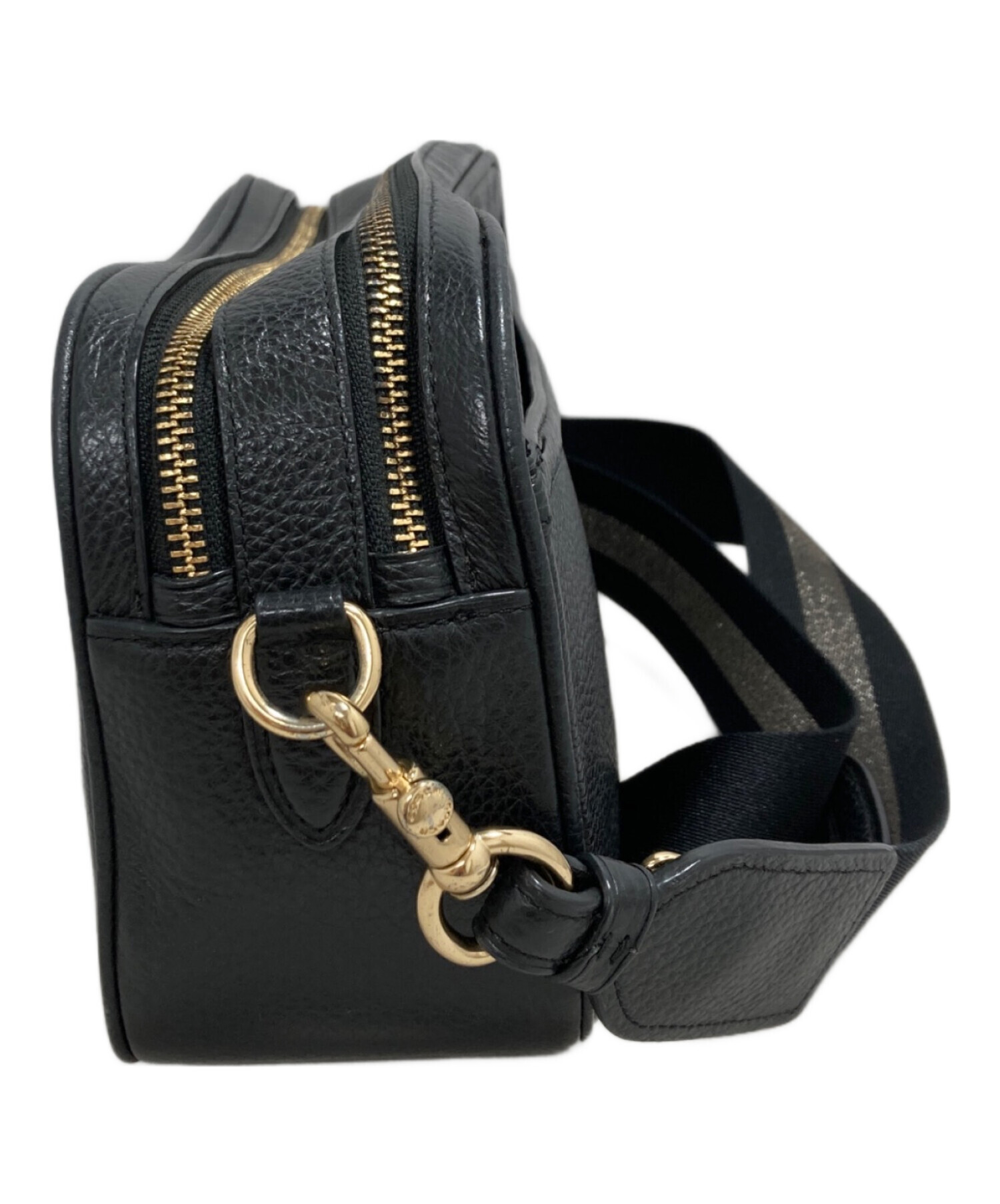 COACHショルダ-バック美品 中古・古着通販】COACH (コーチ) ショルダーバッグ ブラック｜ブランド