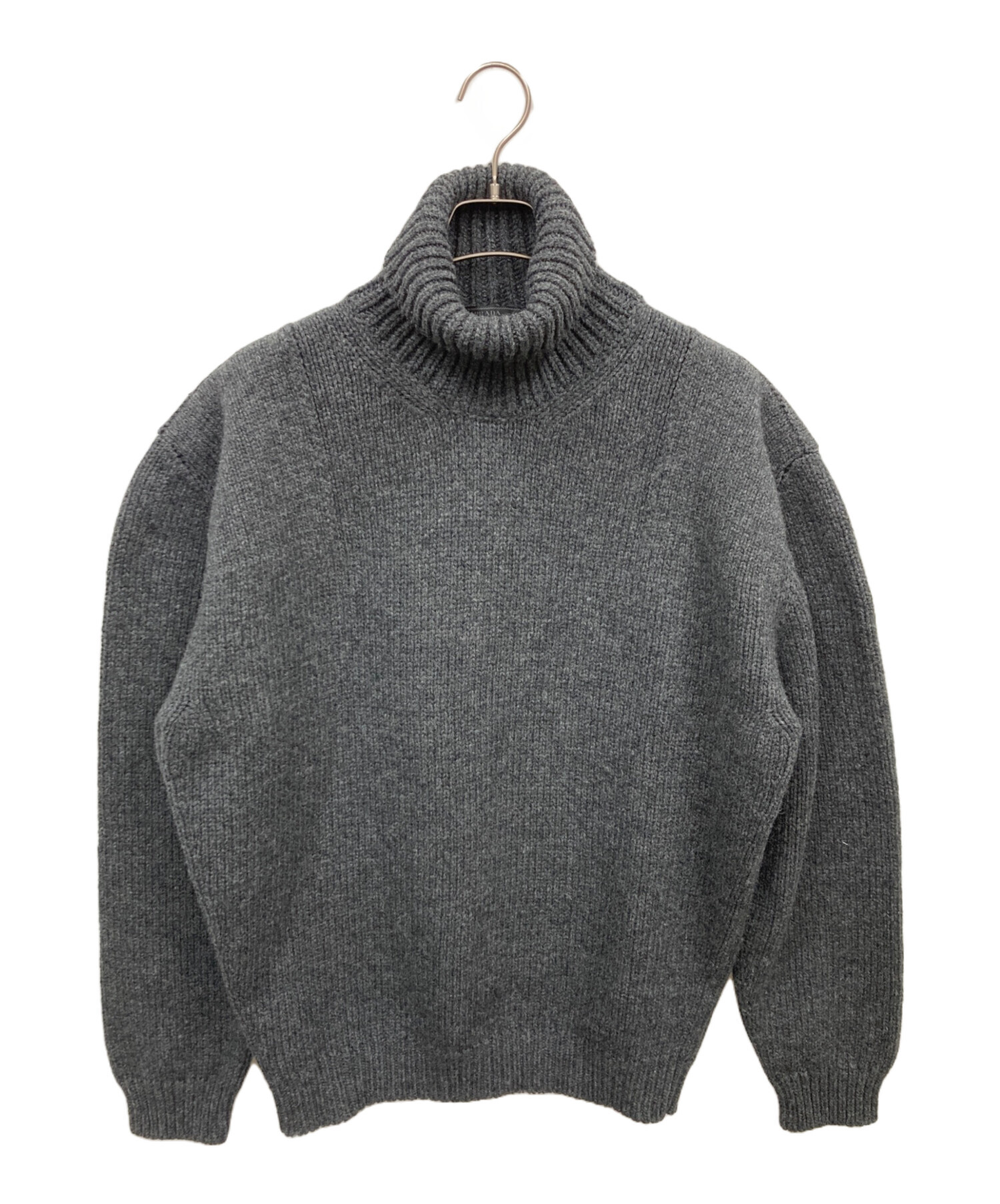 【美品】PRADA プラダ ハイネック切替ブルゾン Sサイズ イタリア製 PRADA - 【美品】 PRADA / プラダ | 三角ロゴプレート ナイロン ニット