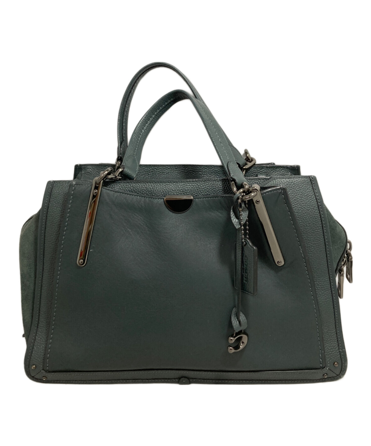中古・古着通販】COACH (コーチ) 2WAYバッグ ブルー｜ブランド・古着