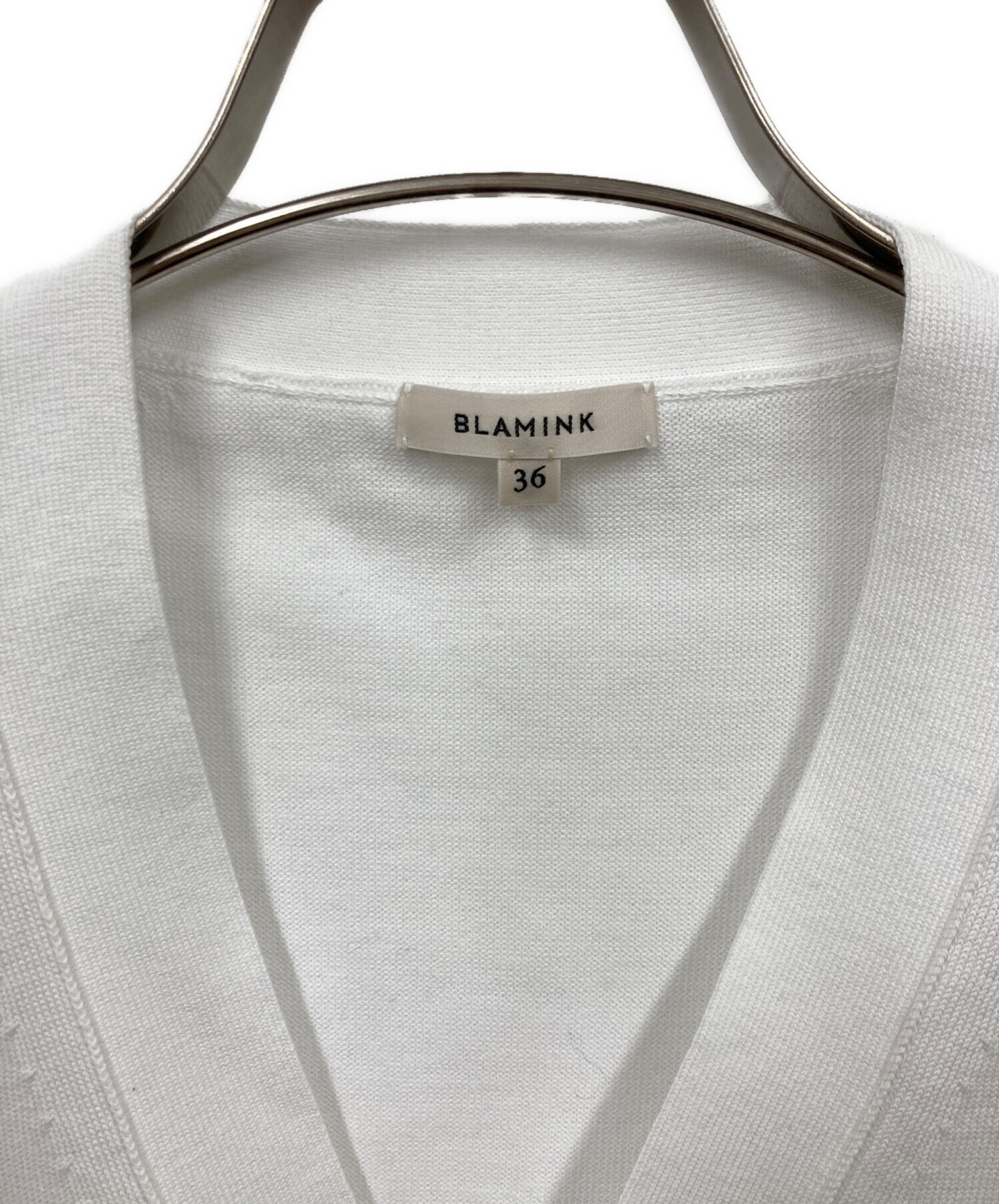 中古・古着通販】BLAMINK (ブラミンク) コットン14G Vネック