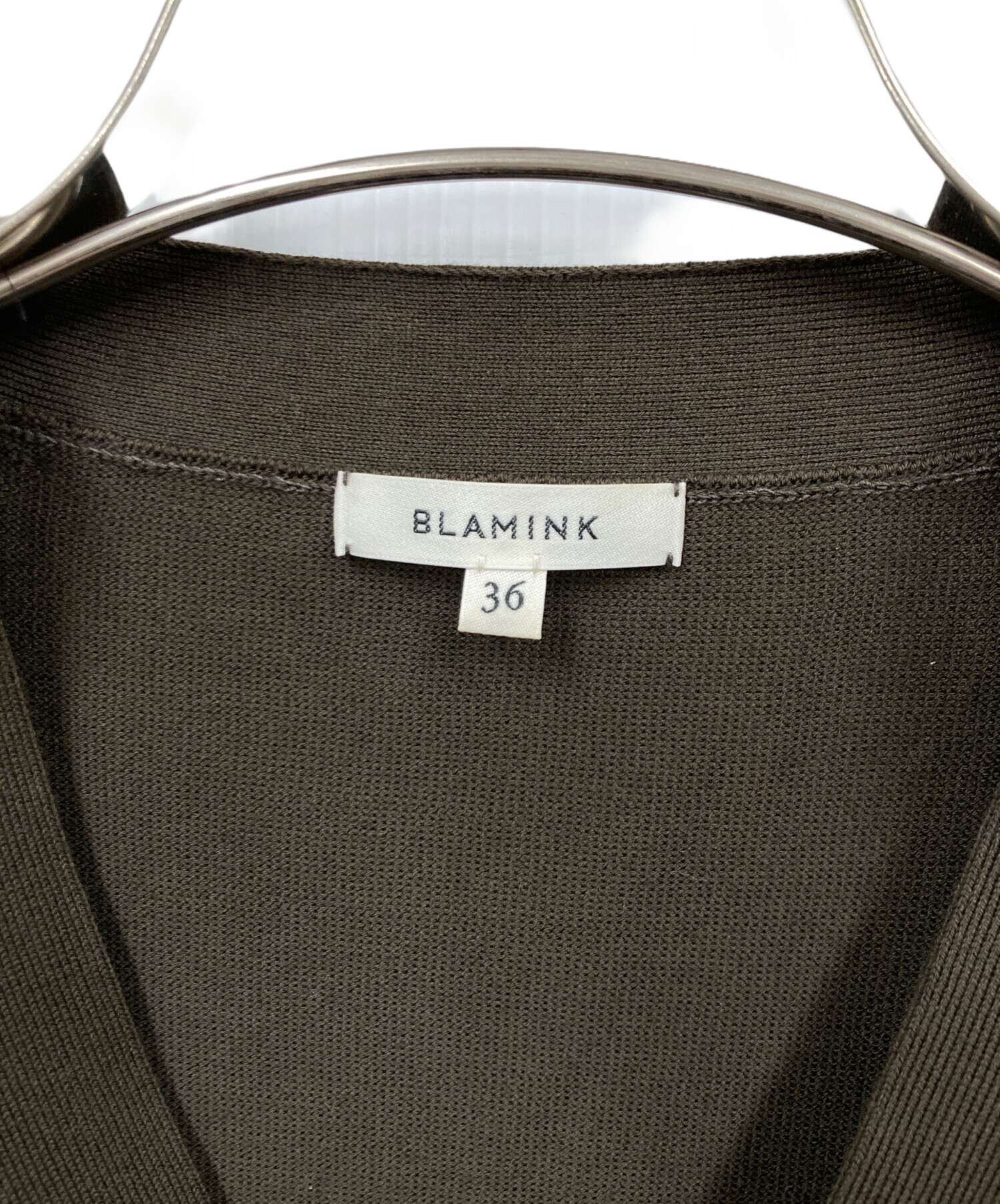 中古・古着通販】BLAMINK (ブラミンク) コットン14G Vネック