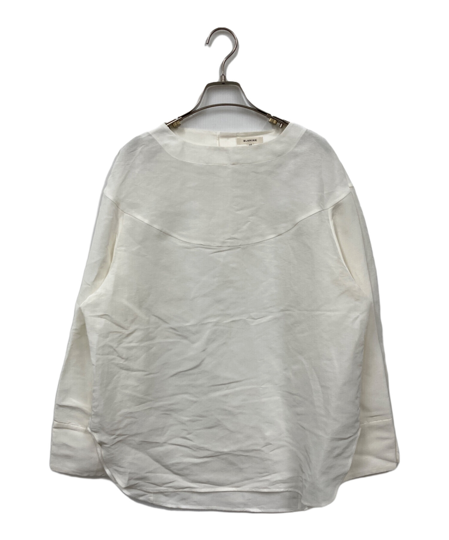 中古・古着通販】BLAMINK (ブラミンク) ブラウス ホワイト サイズ:36