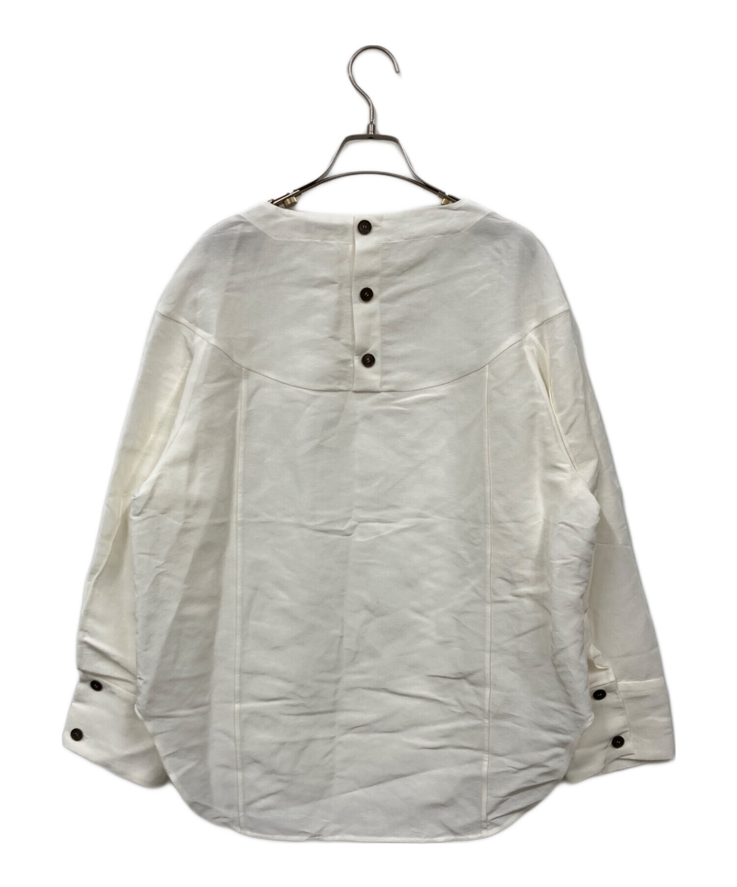 BLAMINK ブラウス　36 中古・古着通販】BLAMINK (ブラミンク) ブラウス ホワイト サイズ:36