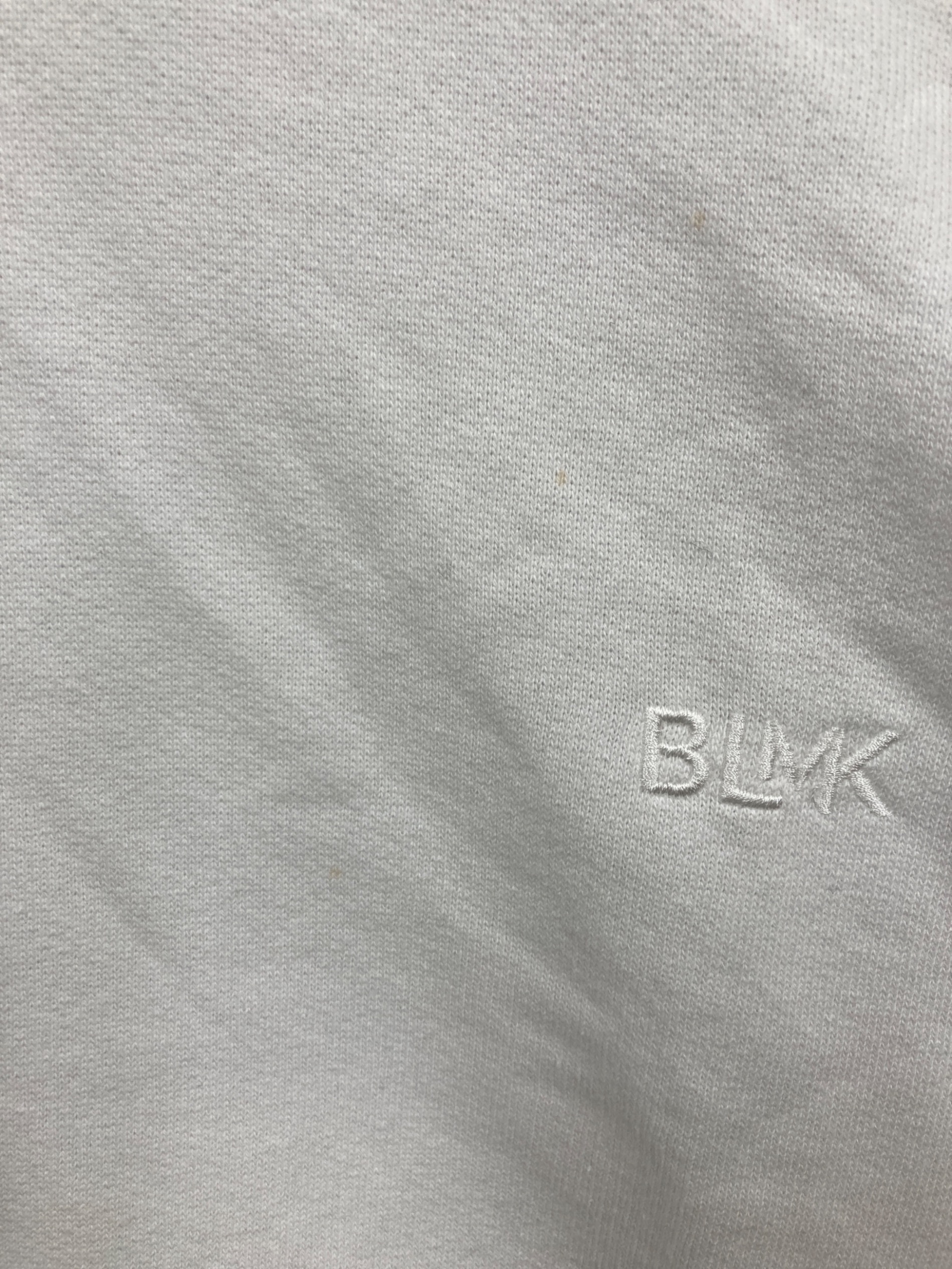 たん塩　BLAMINK ブラミンク　コットンナイロンロゴパーカー BLAMINK(ブラミンク)｜【BLMK】コットンジップパーカー/ダークグレー
