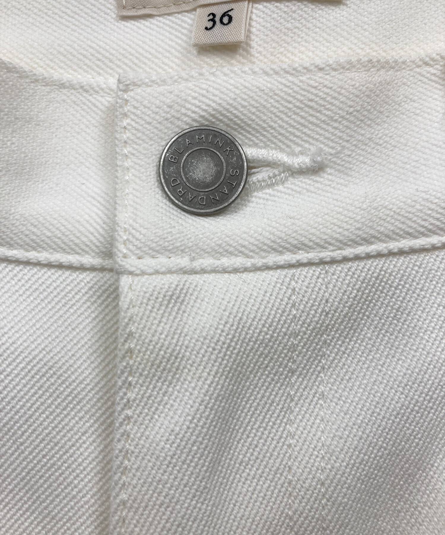 中古・古着通販】BLAMINK (ブラミンク) パンツ ホワイト サイズ:36