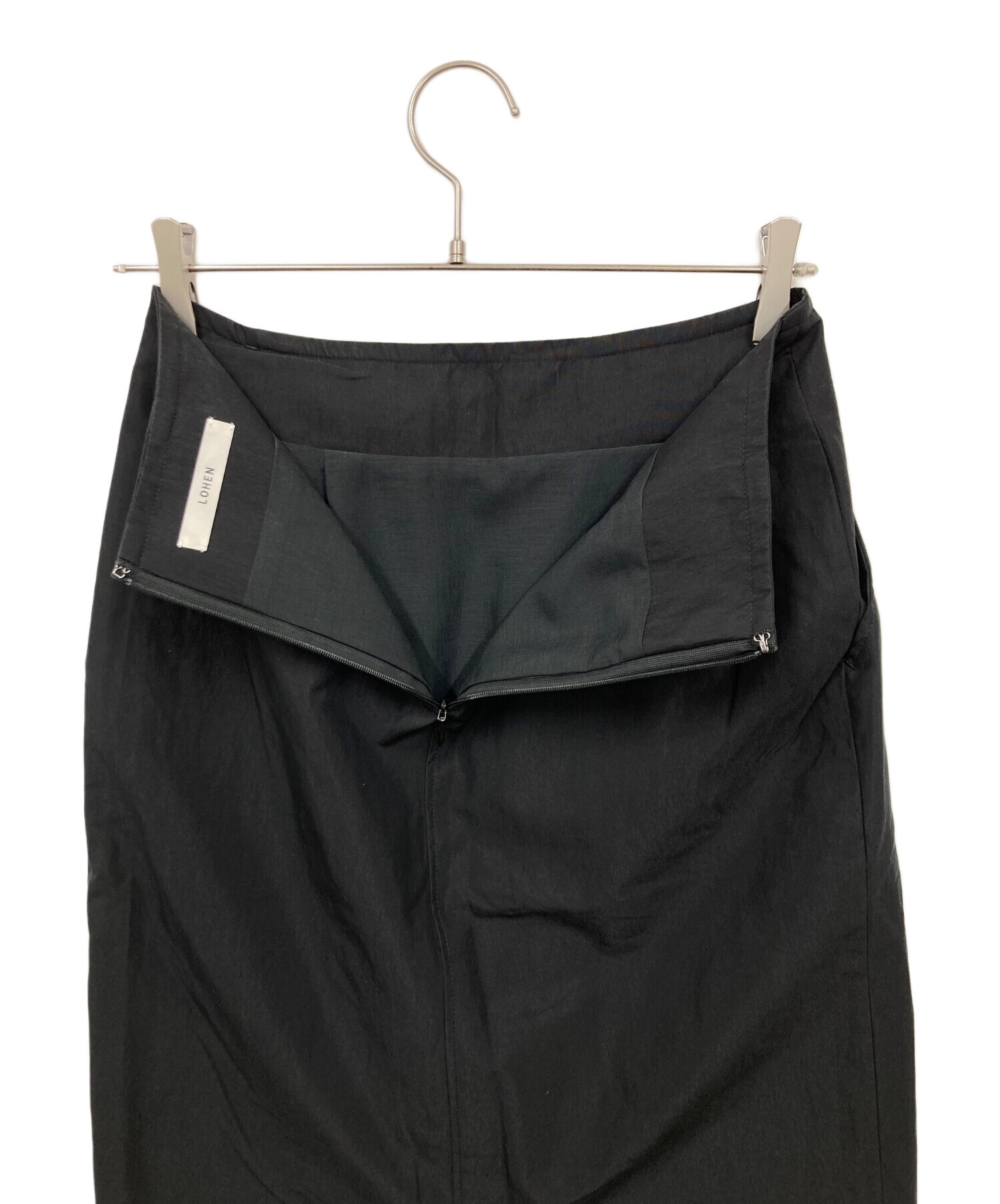 【早い者勝ち：再お値下げ】ローヘン　LOHEN ナロースカート 中古・古着通販】LOHEN (ローヘン) スカート ブラック サイズ:36 未