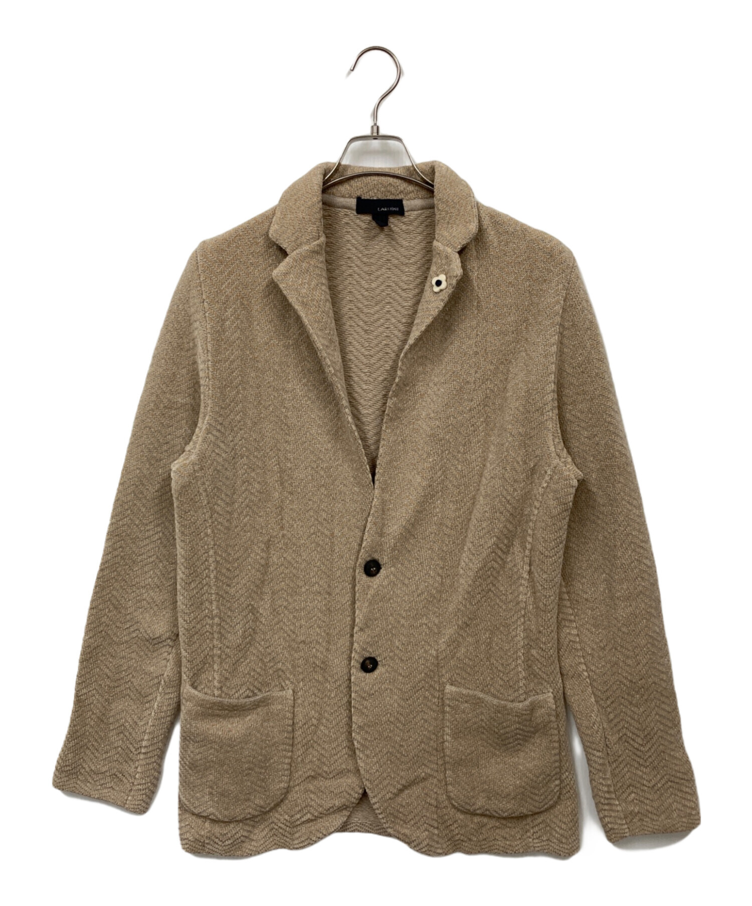 中古・古着通販】LARDINI (ラルディーニ) ニットジャケット ベージュ