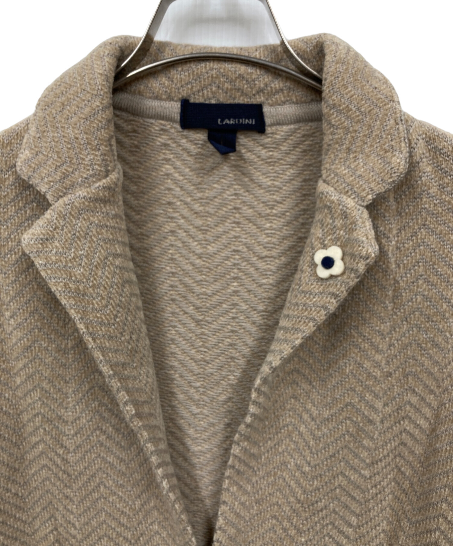 中古・古着通販】LARDINI (ラルディーニ) ニットジャケット ベージュ