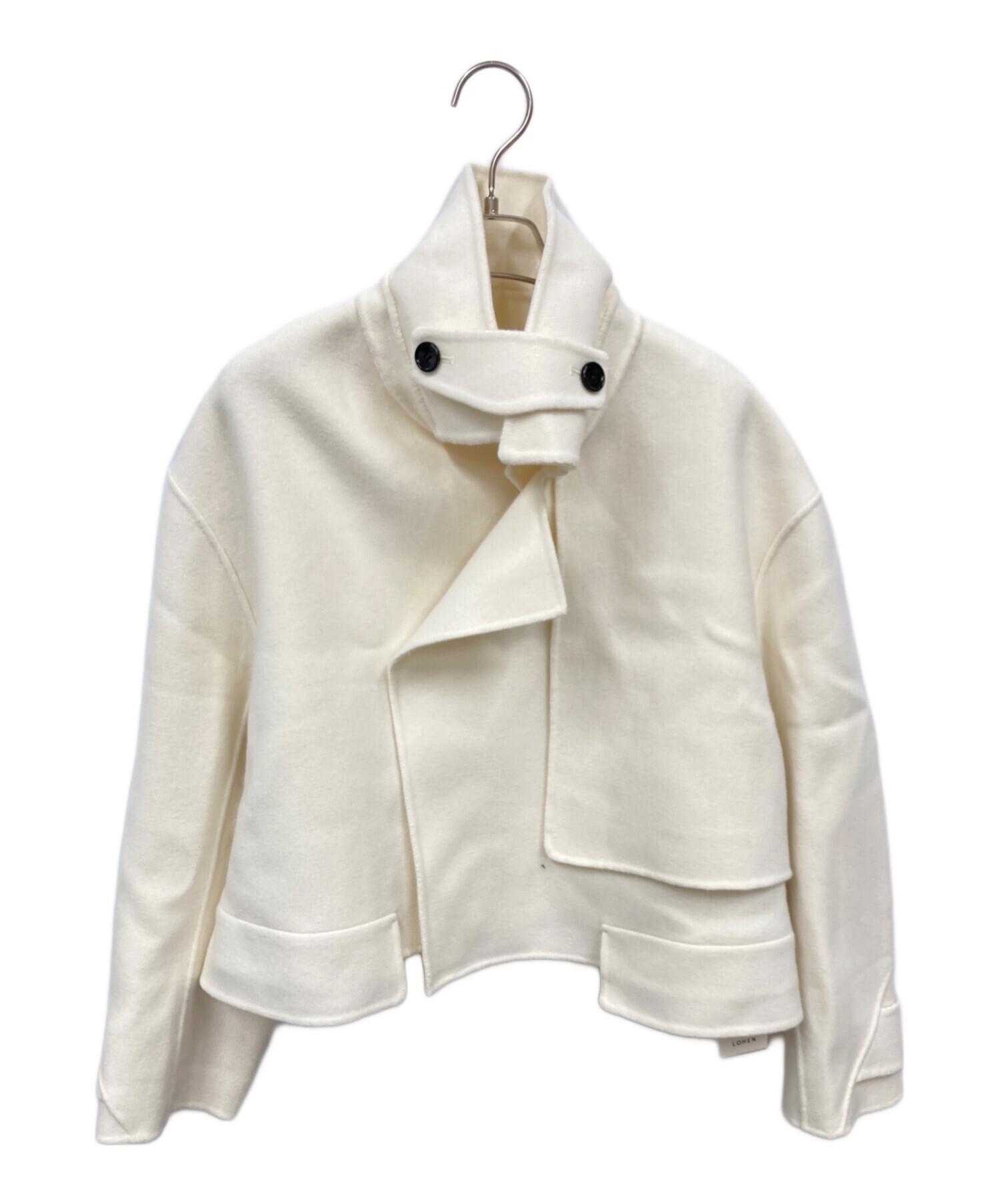ローヘン⭐︎SHORT TRENCH REVER COAT ウール100%コート 中古・古着通販】LOHEN (ローヘン) SHORT TRENCH REVER COAT ベージュ