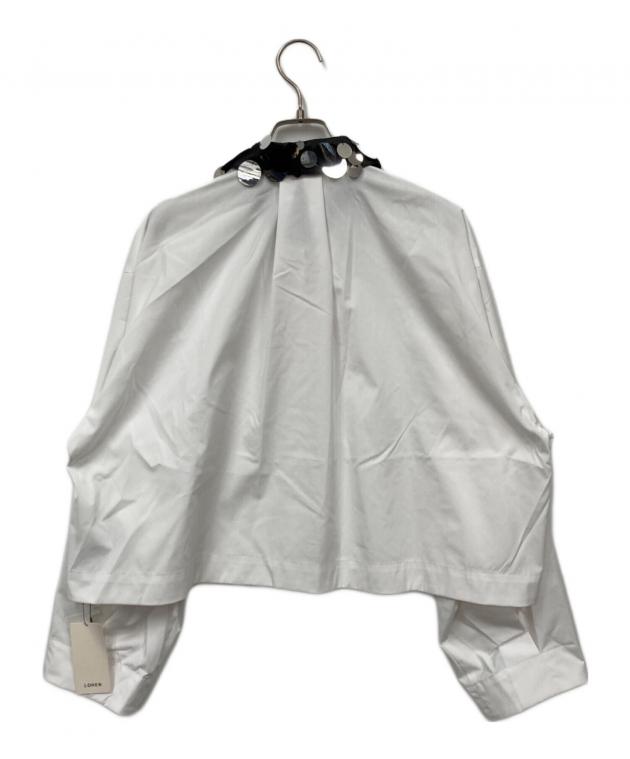 LOHEN ランダムミラー2WAYシャツ　roro 中古・古着通販】LOHEN (ローヘン) ランダムミラー2WAYシャツ ホワイト