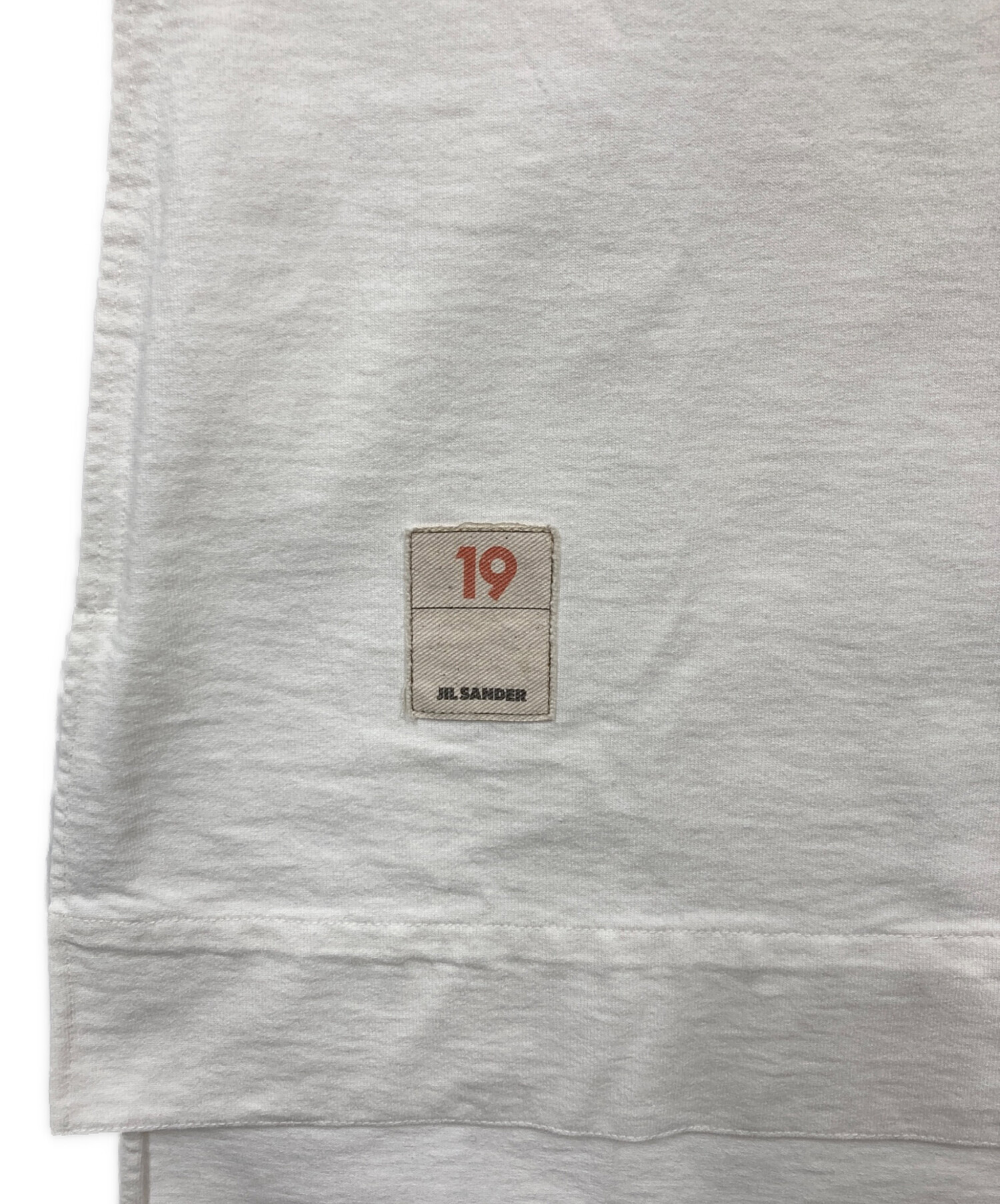 JIL SANDER ジルサンダー Tシャツ・カットソー S 白 【古着】【中古】【送料無料】 JIL SANDER - JIL SANDER ジルサンダー Tシャツ・カットソー S 白