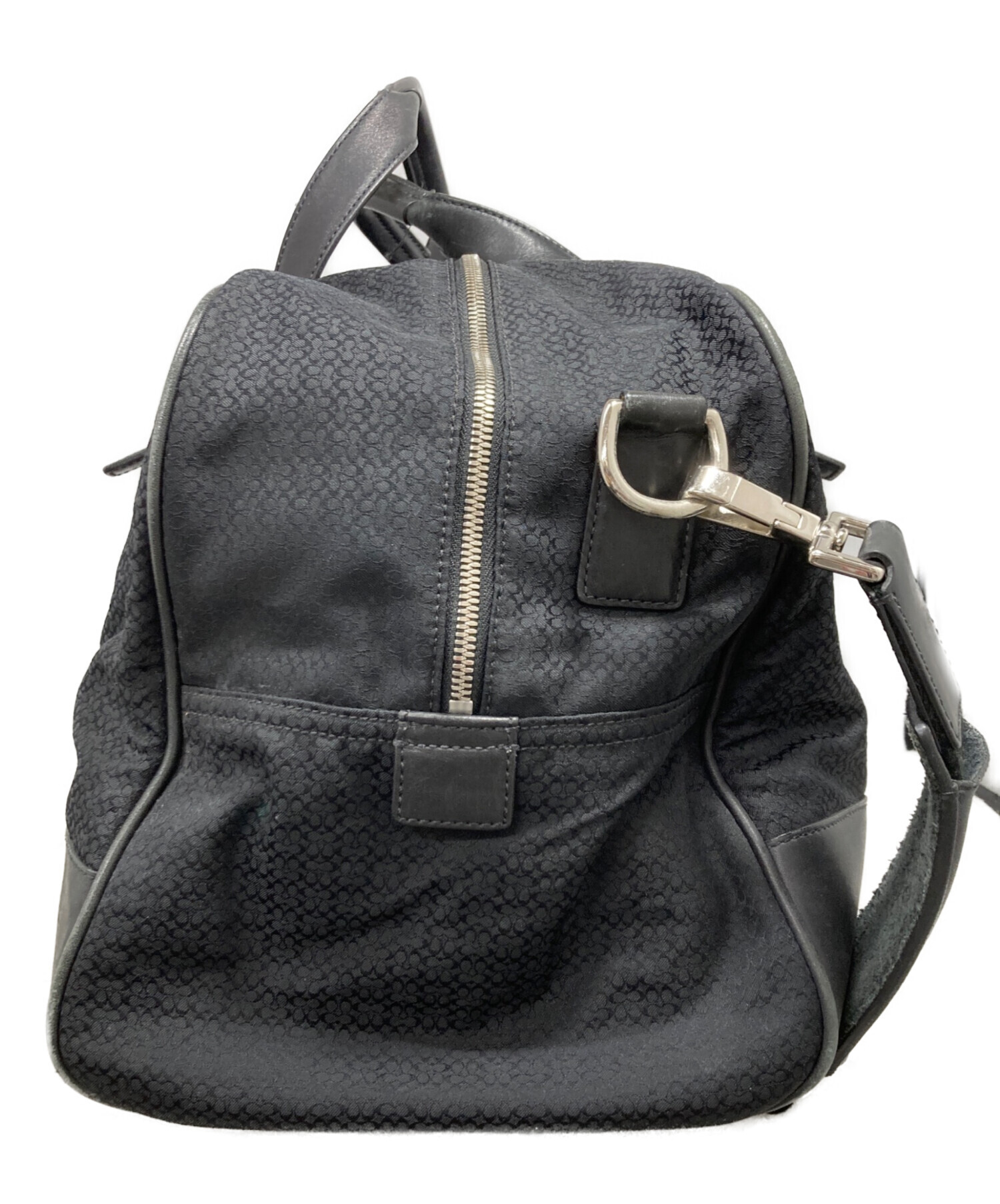 中古・古着通販】COACH (コーチ) マイクロシグネチャー ボストンバッグ
