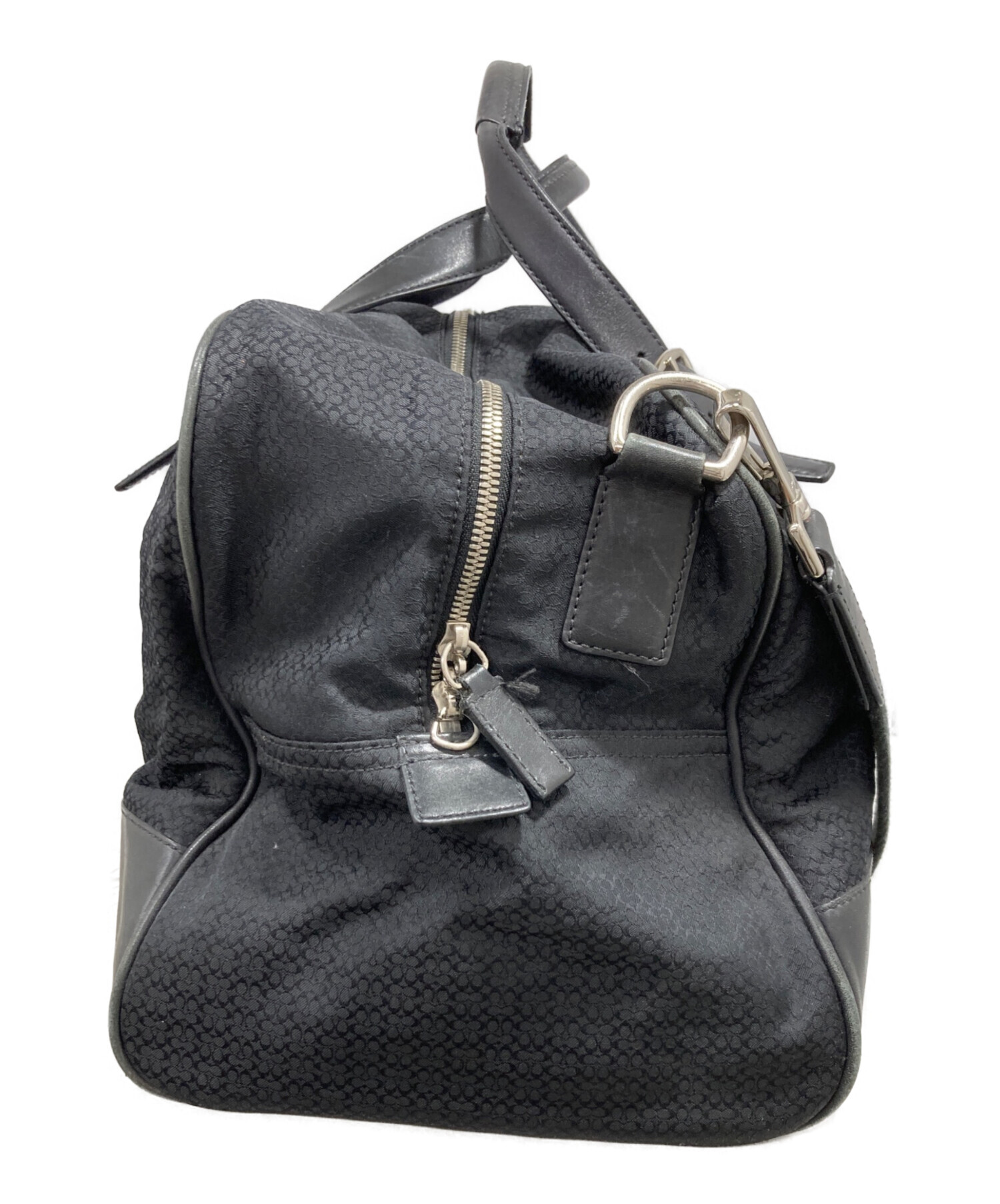 中古・古着通販】COACH (コーチ) マイクロシグネチャー ボストンバッグ