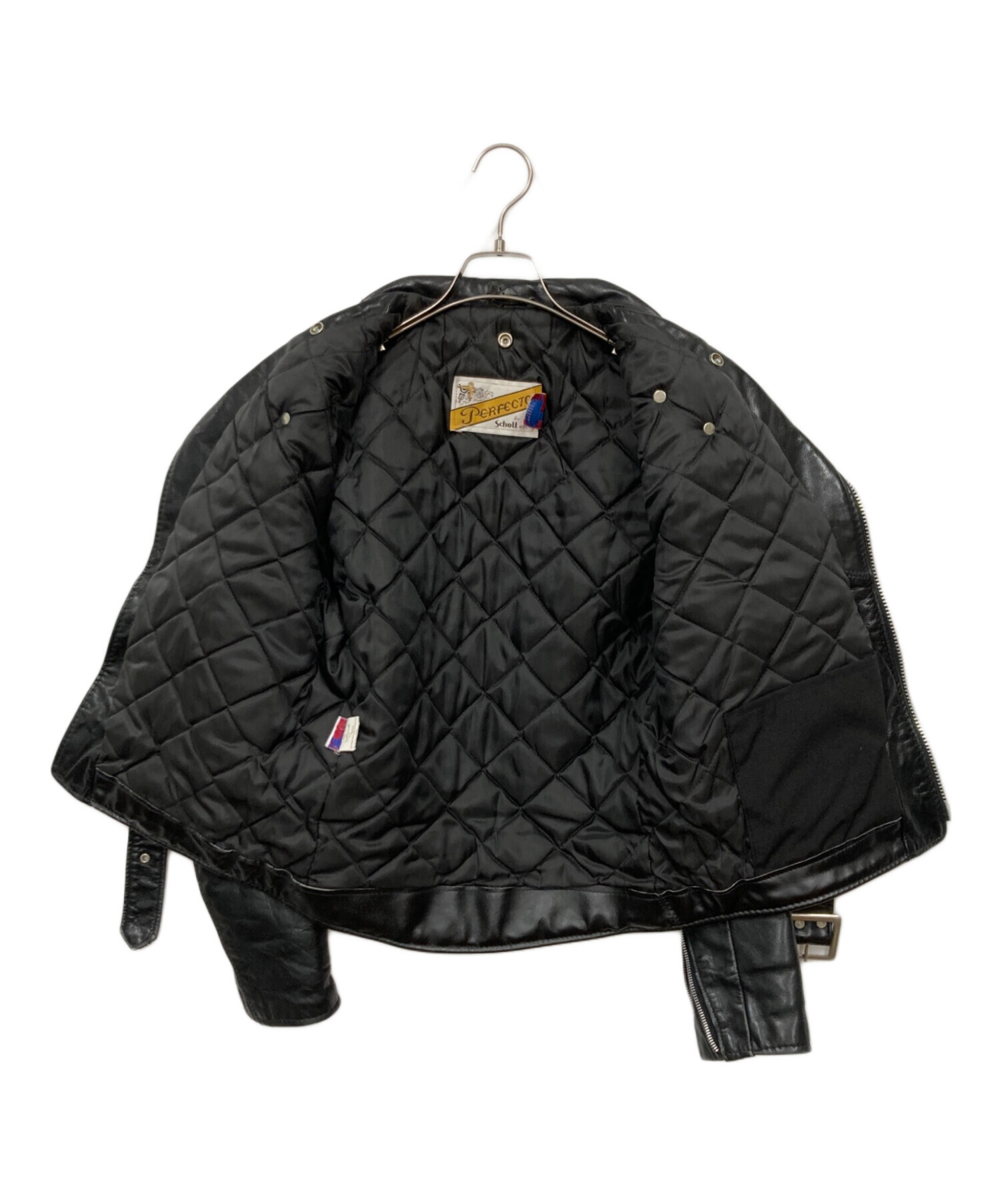 Schott Perfecto シングルライダース 36 クリーニング済み 60's Schott Perfecto | シングルライダースジャケット - 古着屋