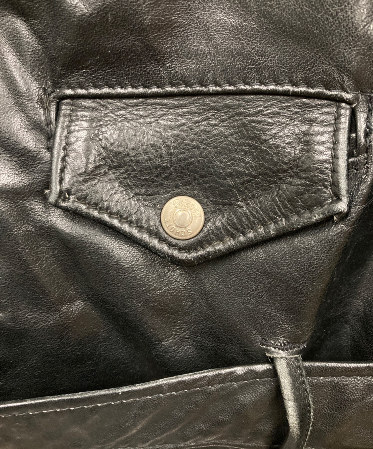 Schott Perfecto シングルライダース 36 クリーニング済み 中古・古着通販】PERFECTO by Schott (パーフェクト バイ ショット