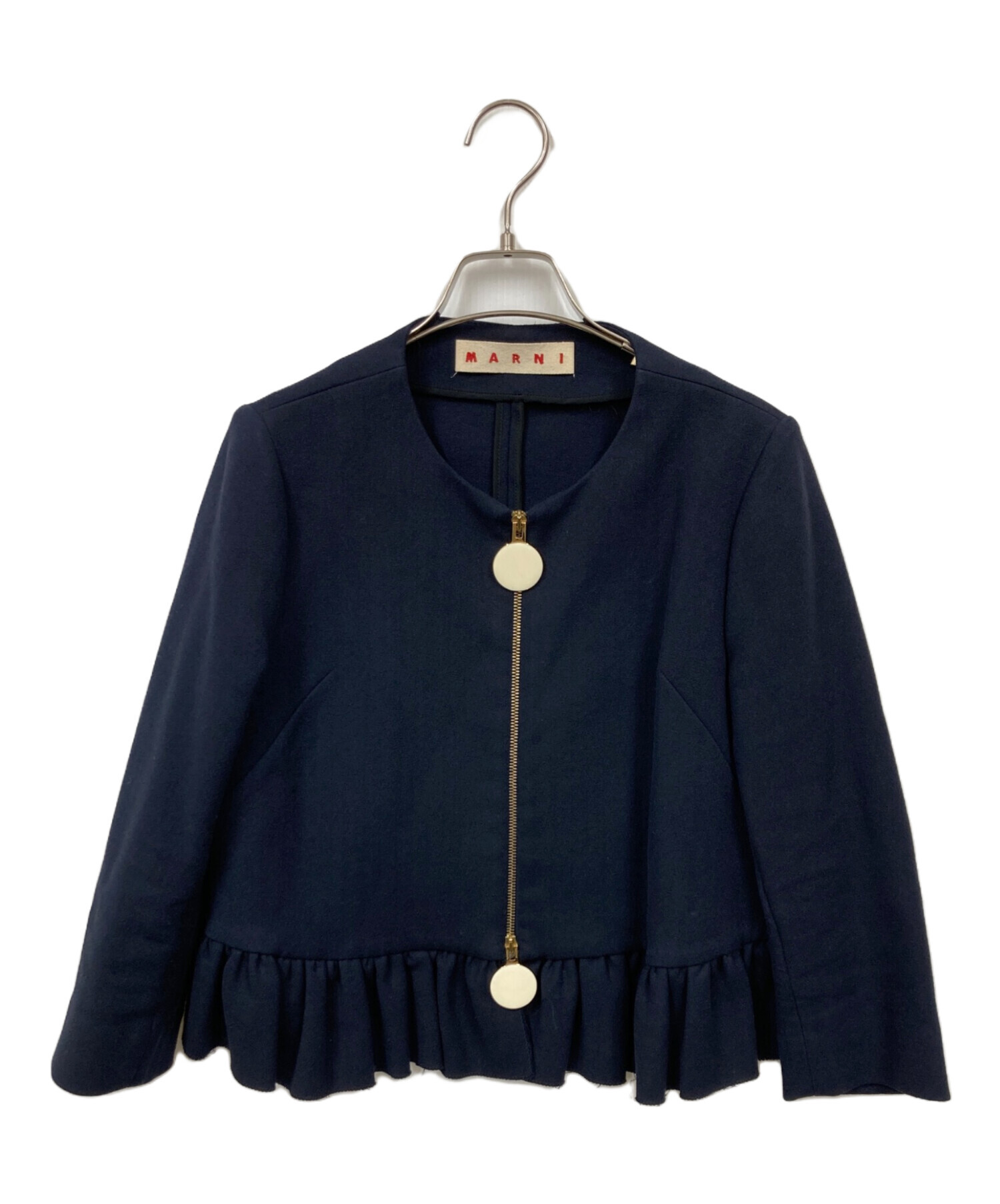 中古・古着通販】MARNI (マルニ) ジャケット ネイビー サイズ:38