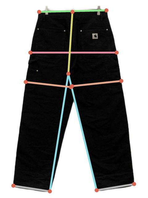 中古・古着通販】CarHartt (カーハート) W BRANDON DOUBLE KNEE PANT