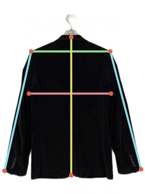 中古・古着通販】DIOR HOMME (ディオール オム) ベロアテーラード
