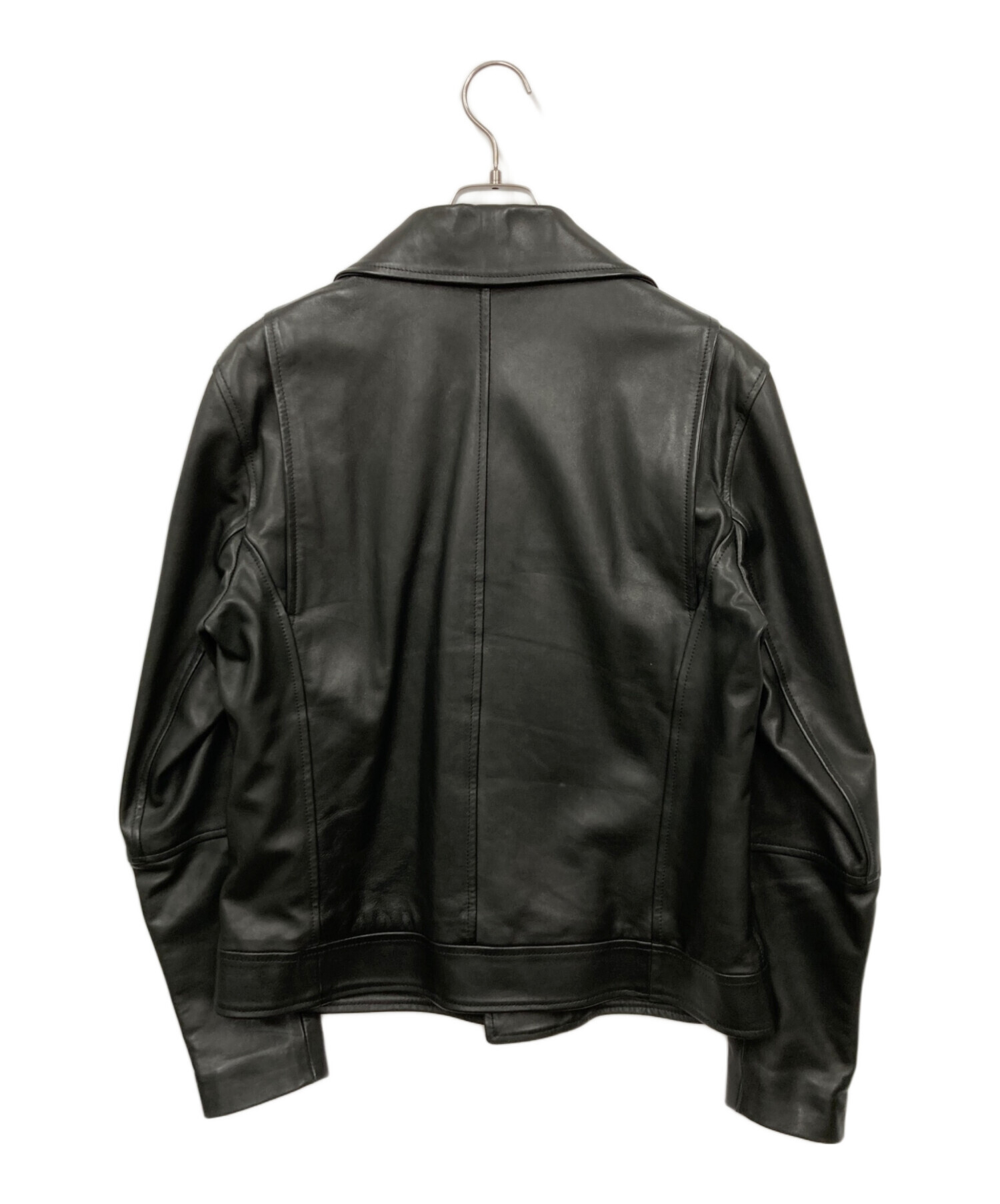 EMMETIライダースジャケット 48 エンメティ レザーライダース