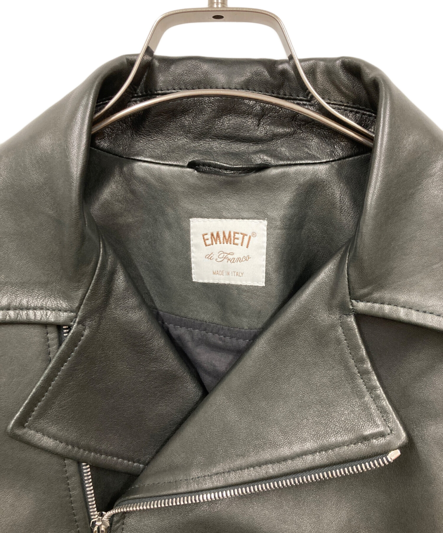 中古・古着通販】EMMETI (エンメティ) ラムスキンダブルライダース